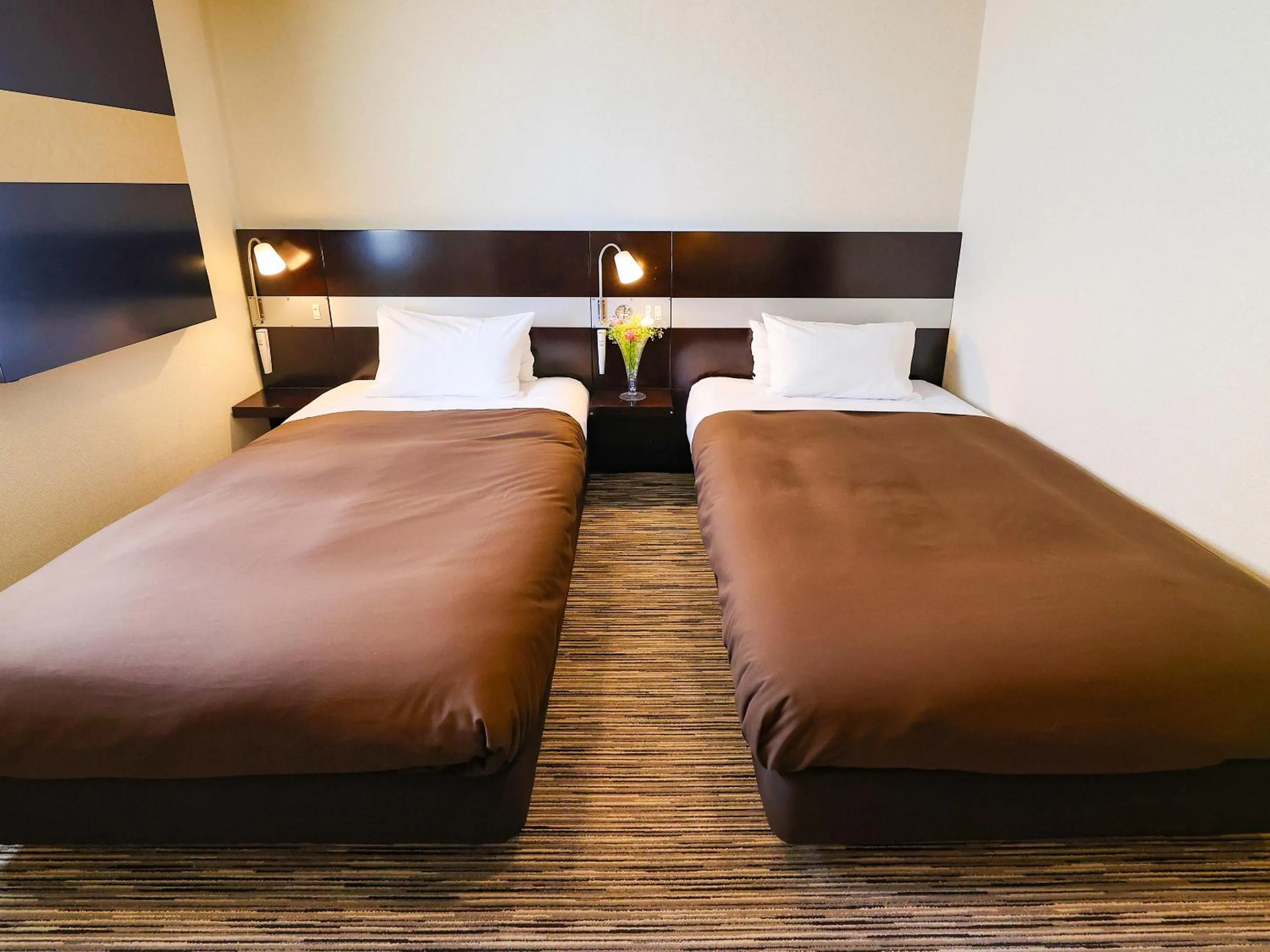 Photo of the whole room, Bed in Fukui Hotel