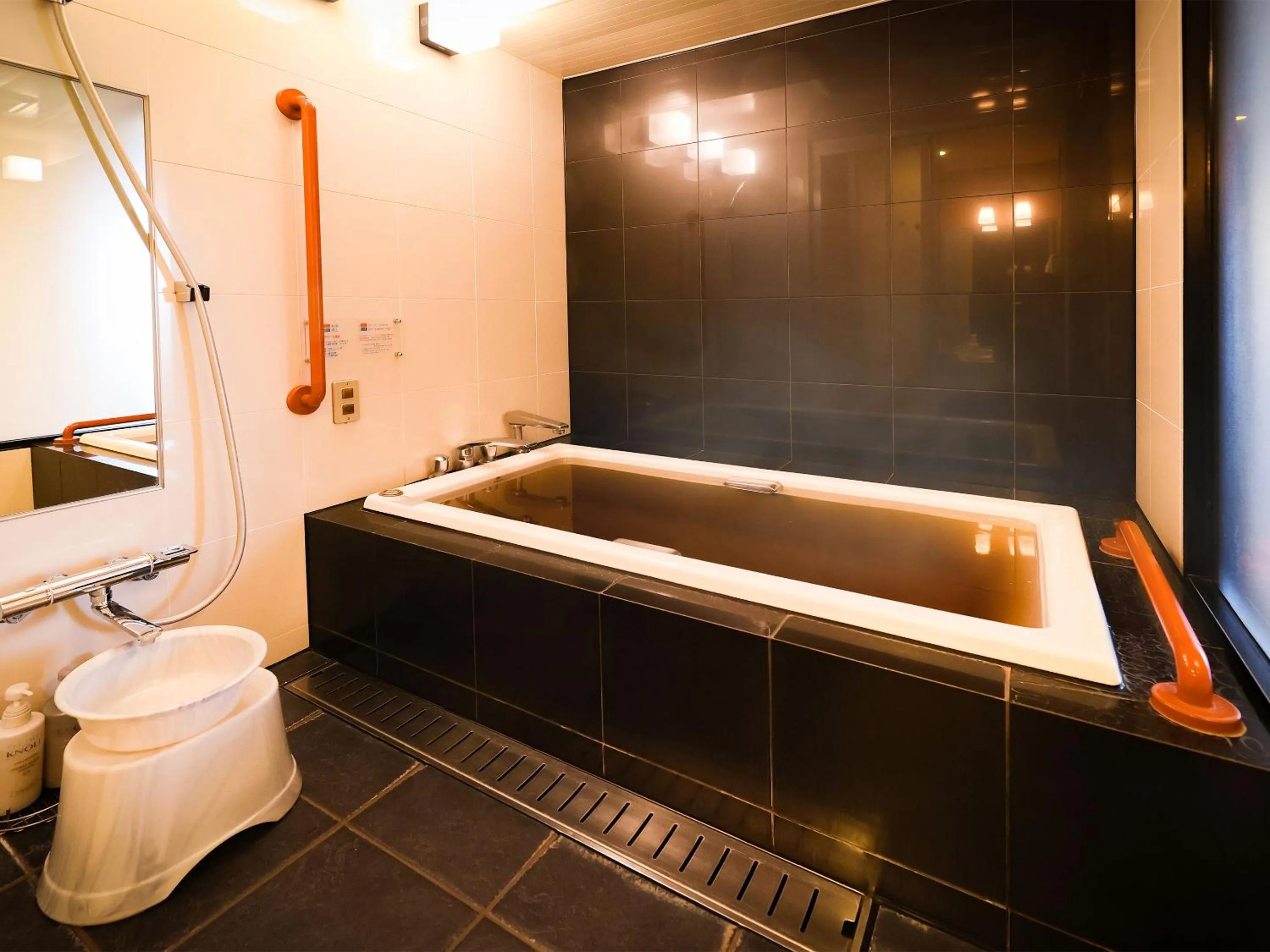 Hot Spring Bath in Fukui Hotel