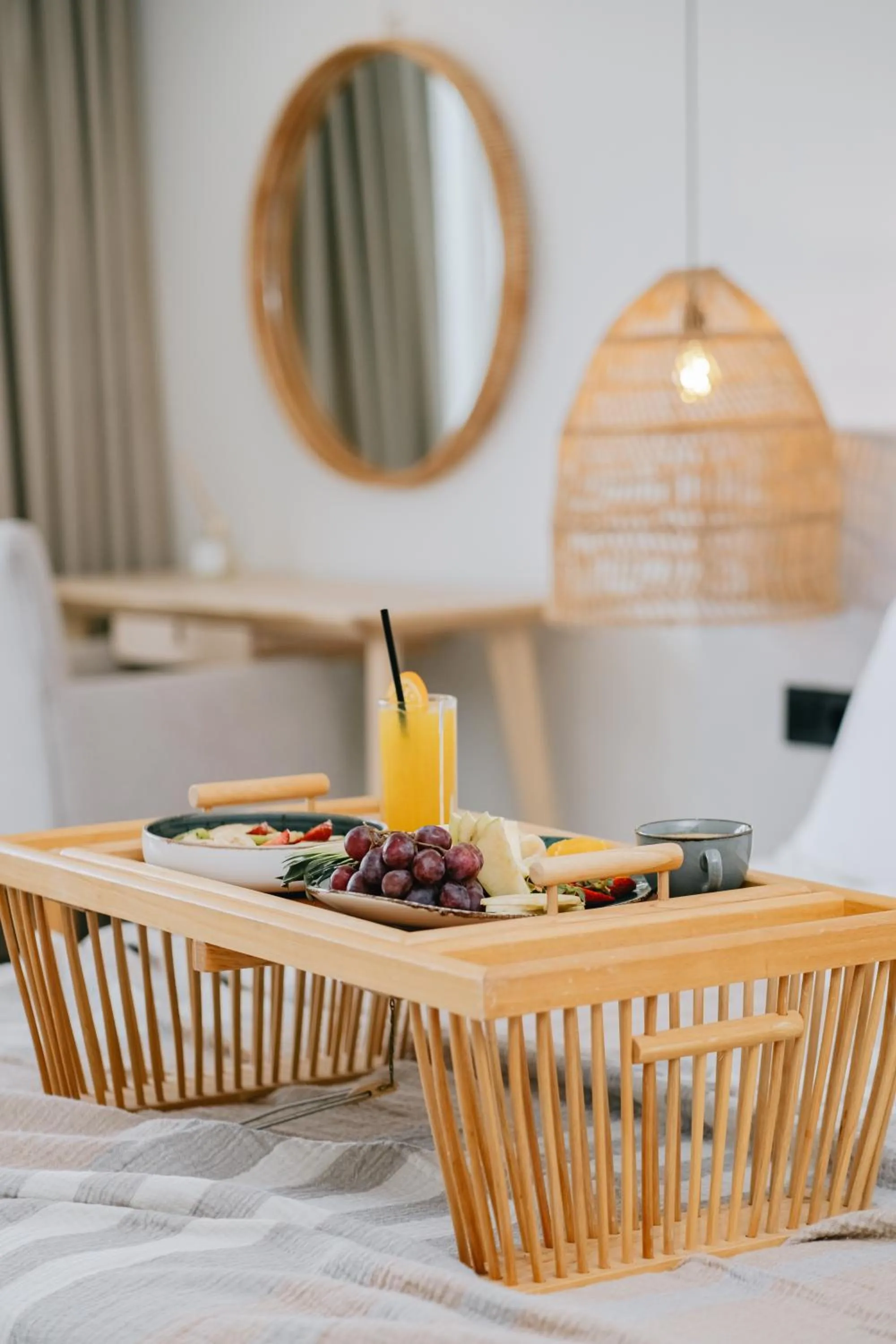 Bed in RAW BEACH HOTEL