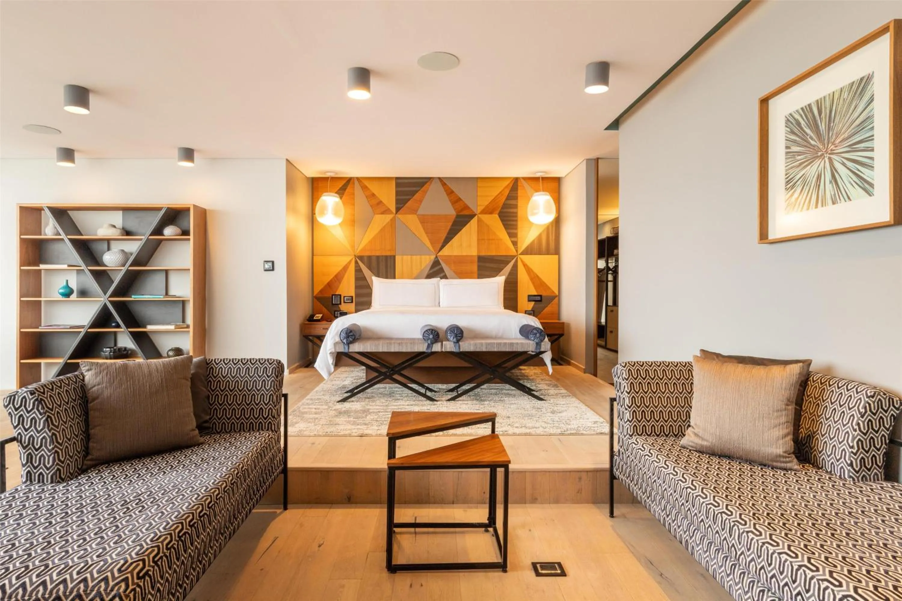 Living room in Hilton Mexico City Reforma