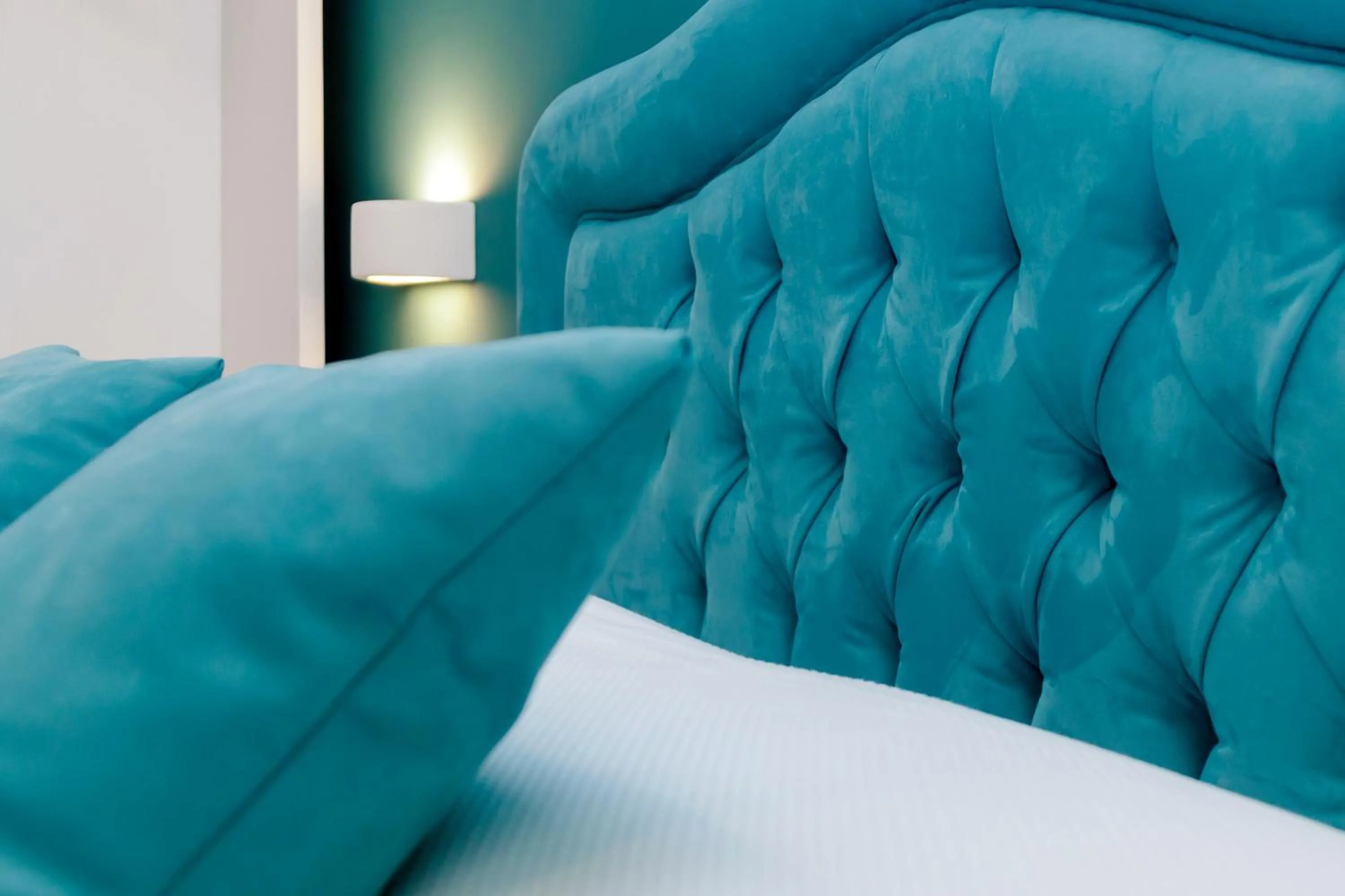 Decorative detail, Bed in Tiffany Suites