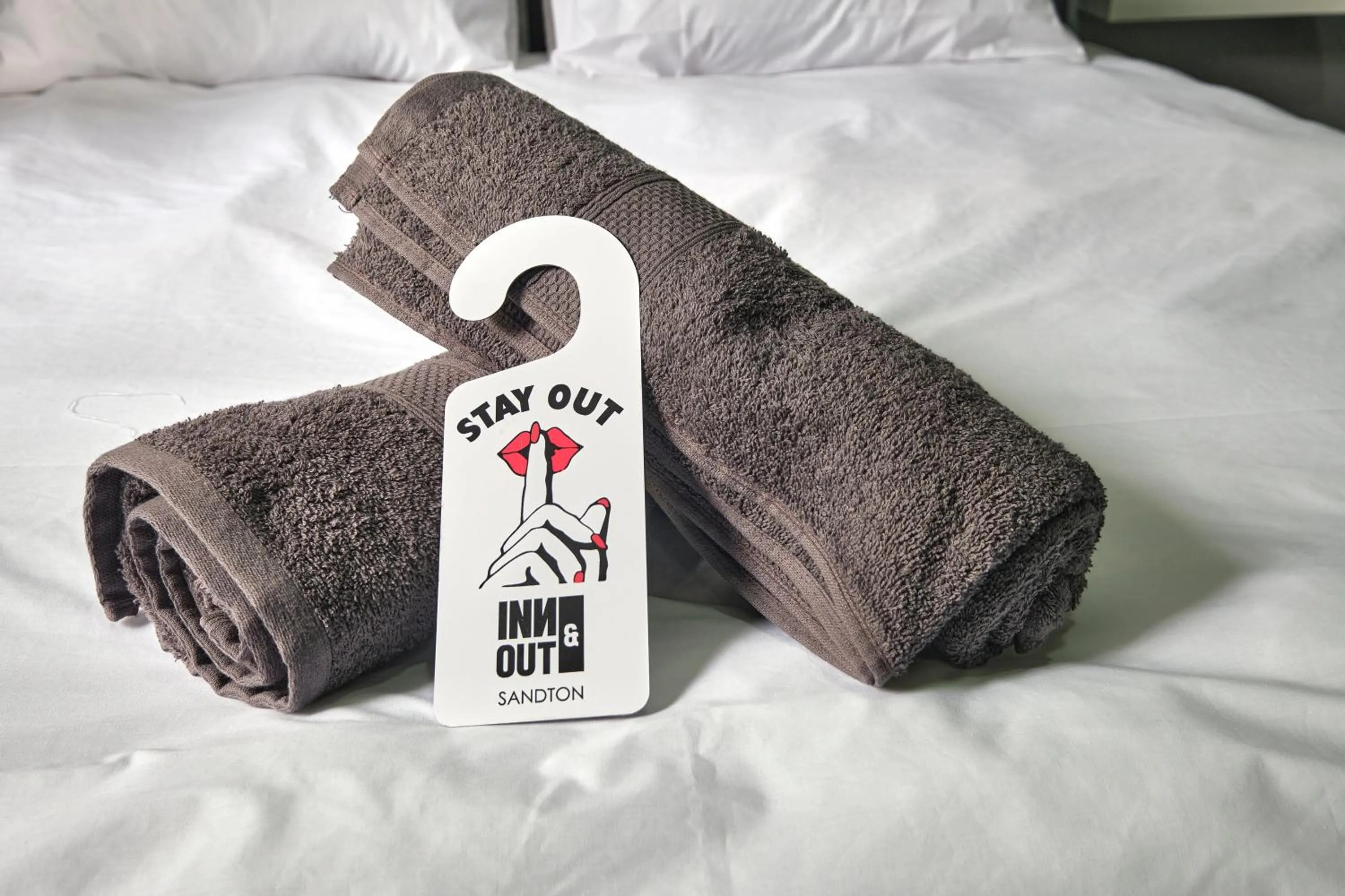 Decorative detail, Bed in Inn & Out Sandton