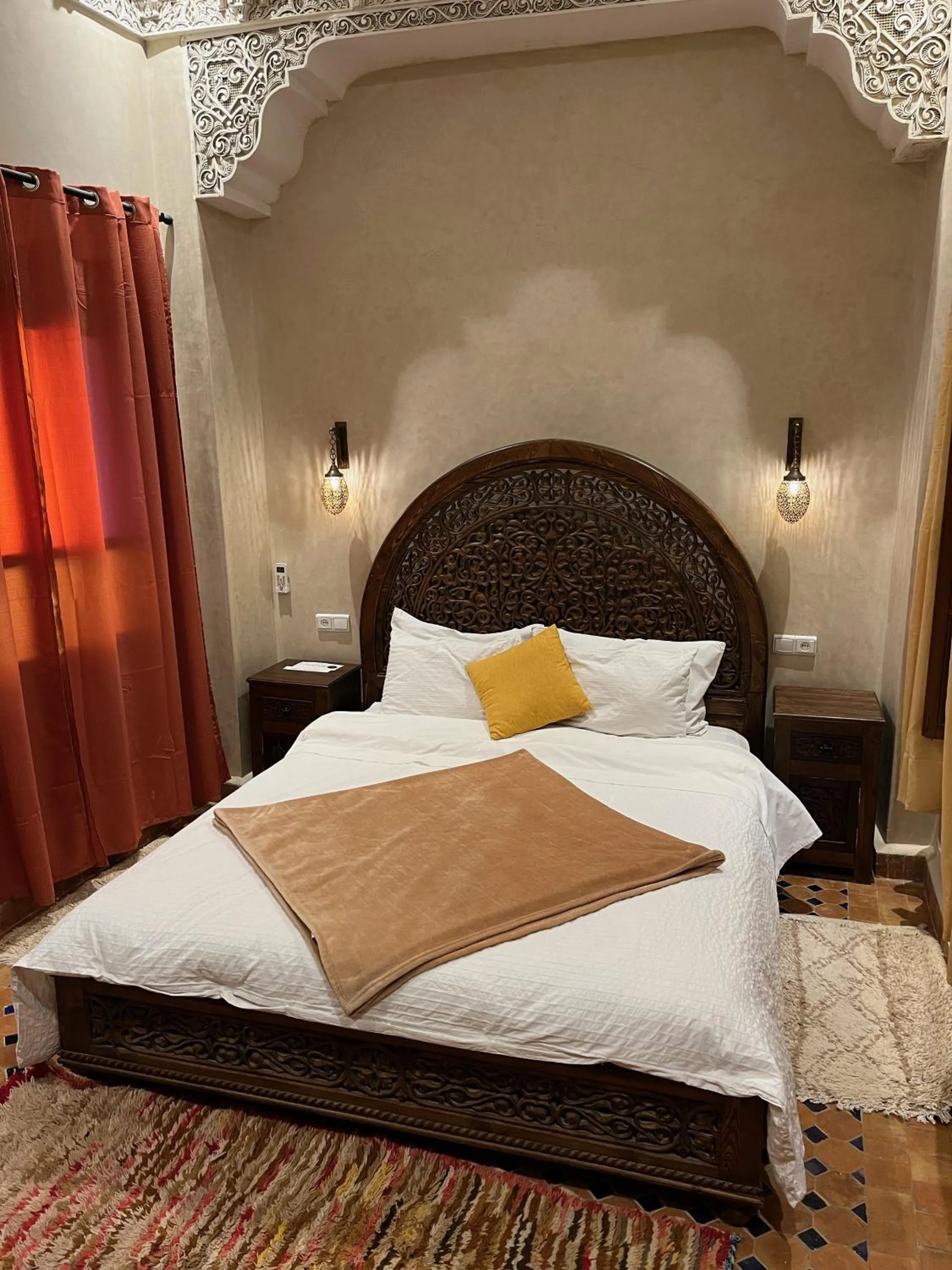 Bedroom, Bed in Riad le petit ksar