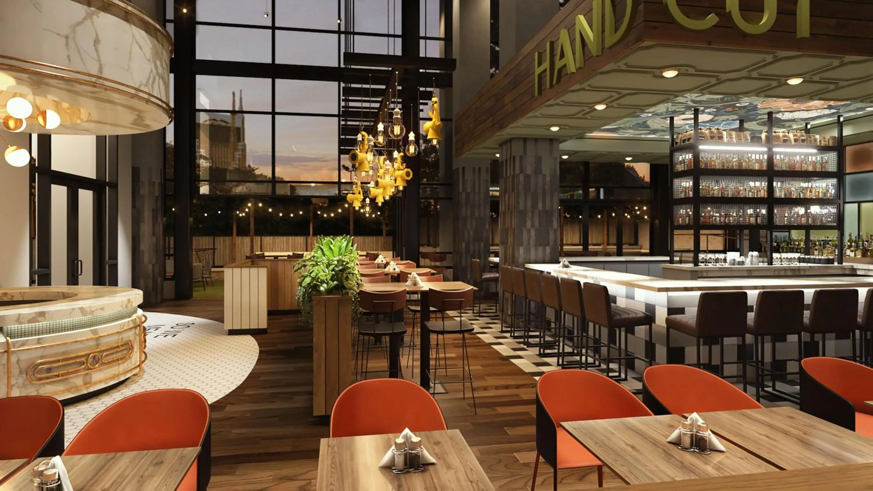 Restaurant/places to eat in Embassy Suites by Hilton Nashville Downtown