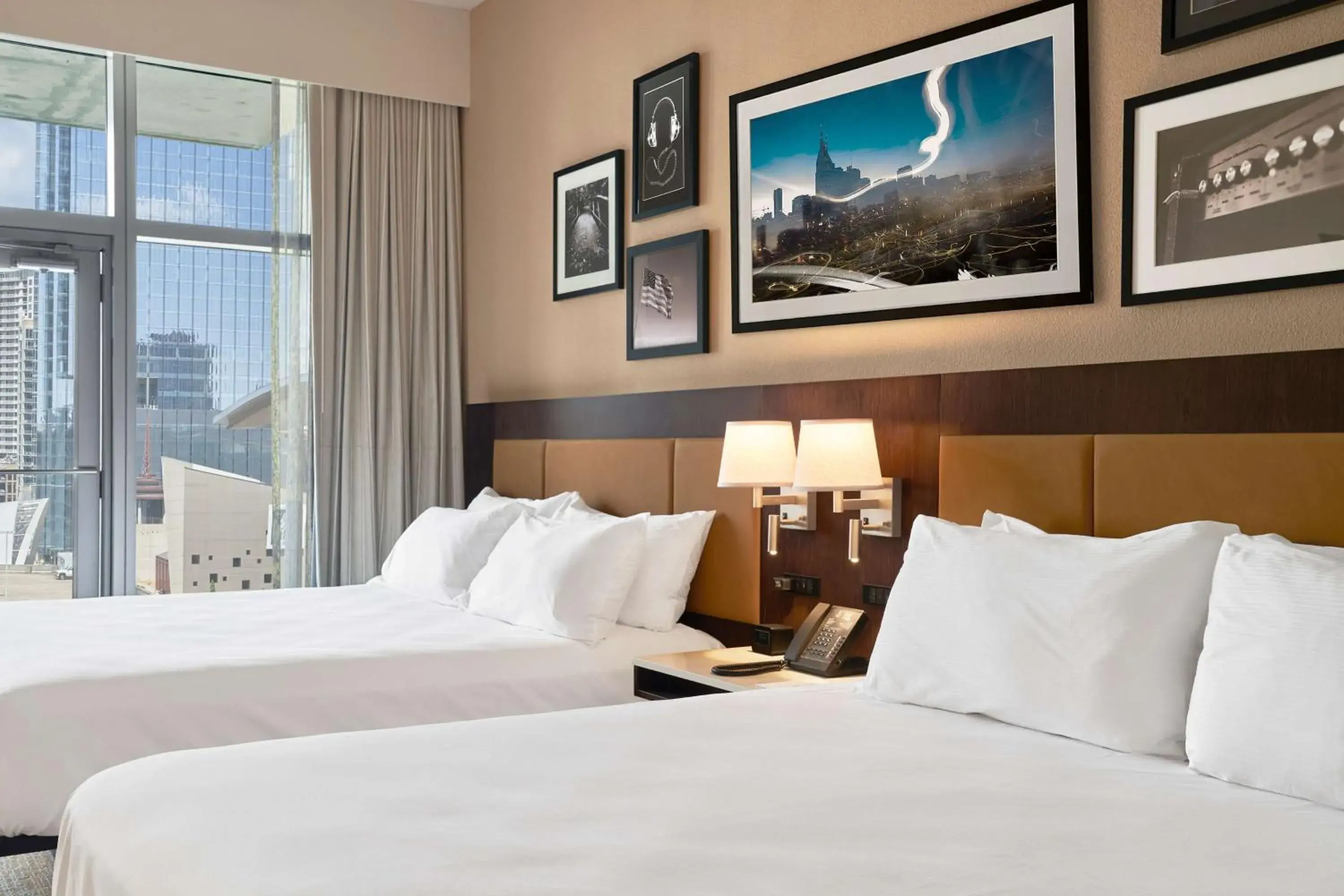 Queen Suite with Two Queen Beds - Hearing Accessible in Embassy Suites by Hilton Nashville Downtown Queen Suite with Two Queen Beds - Hearing Accessible in Embassy Suites by Hilton Nashville Downtown