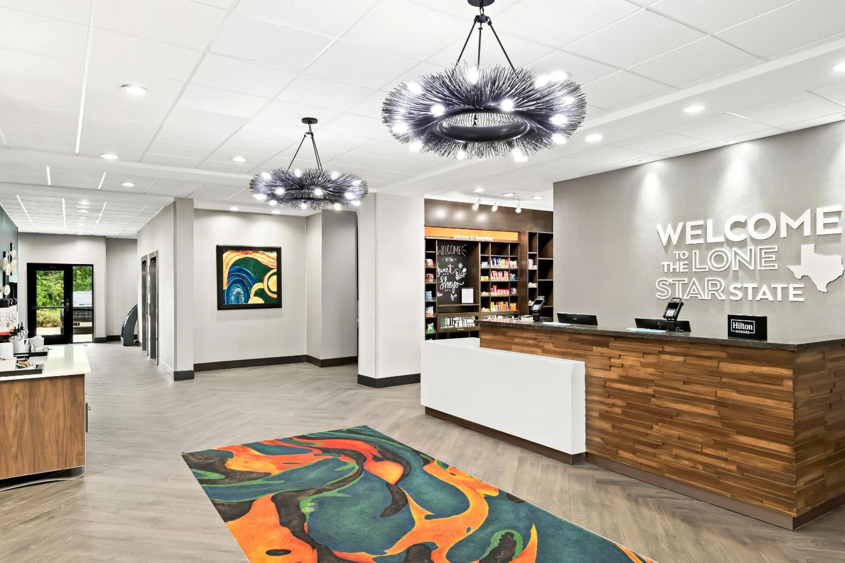 Lobby or reception in Hampton Inn Longview