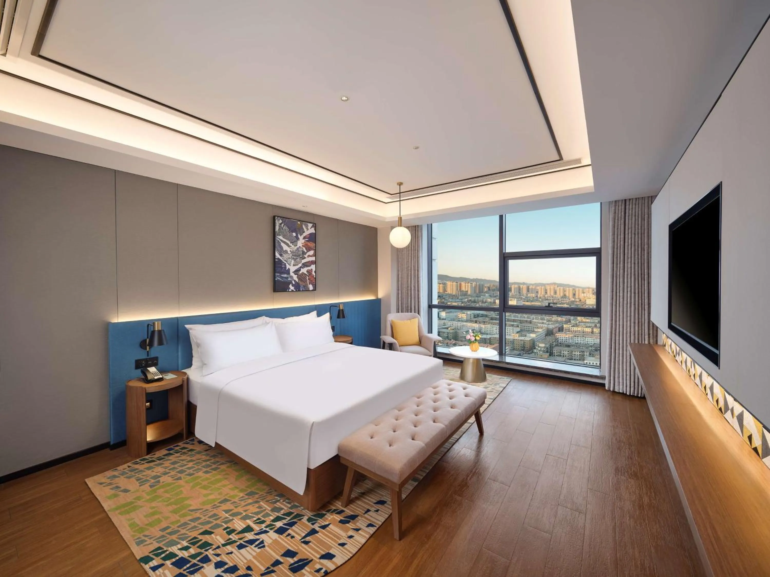 Bedroom, Bed in Hilton Garden Inn Jinzhou Central Street