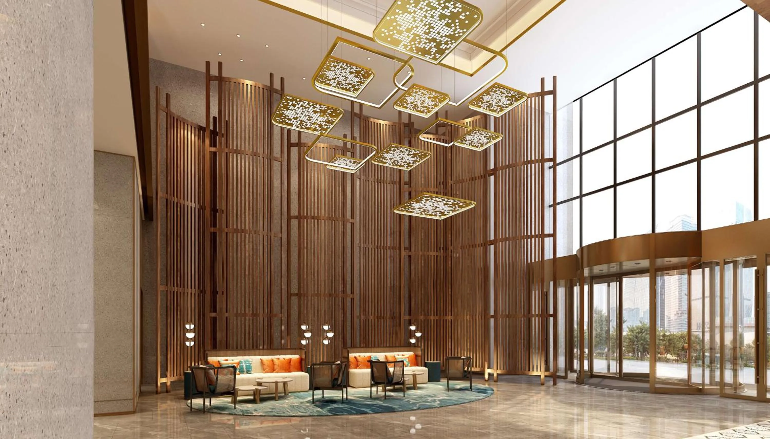 Lobby or reception in Hilton Garden Inn Jinzhou Central Street