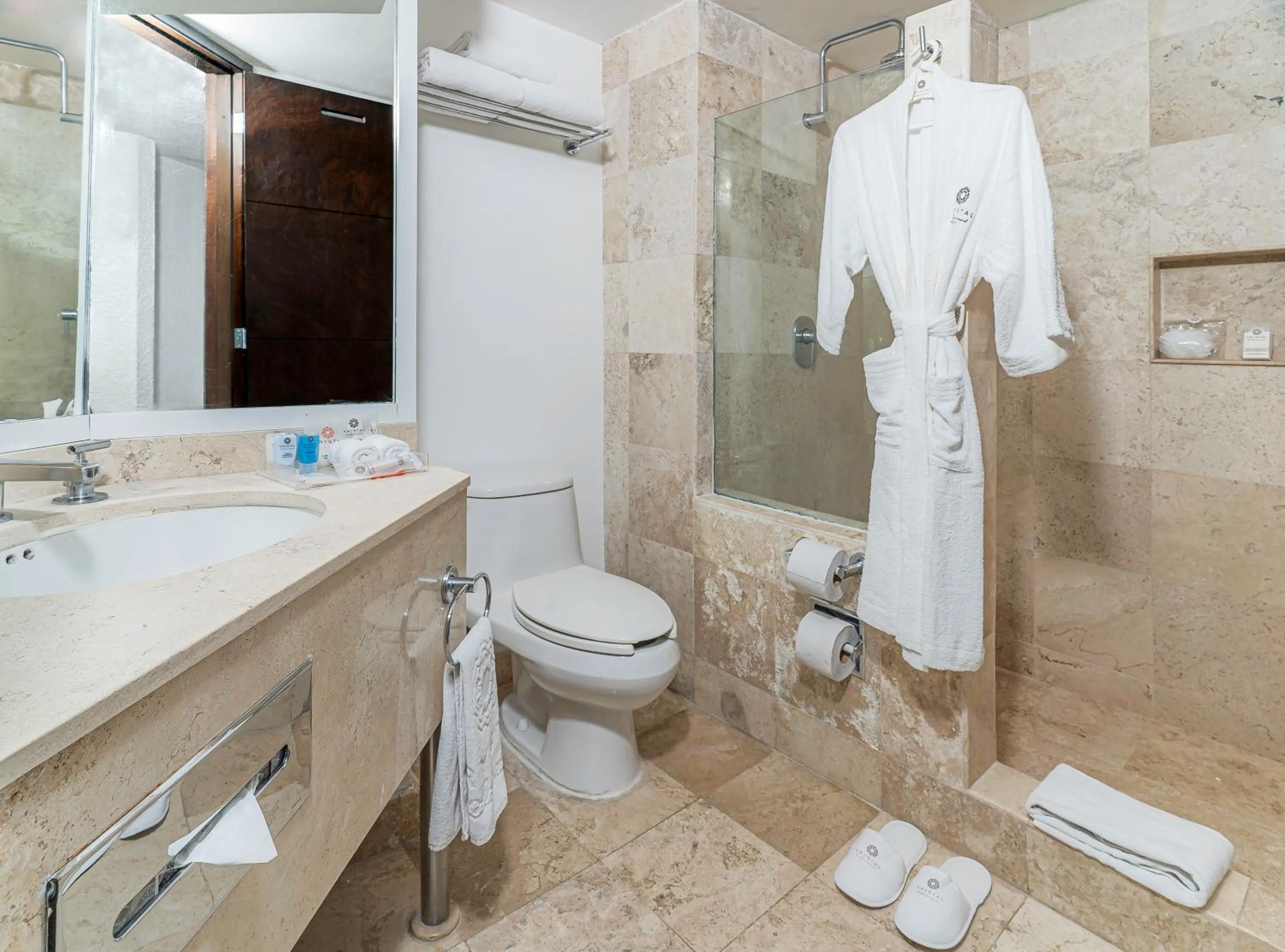 Bathroom in Krystal Ixtapa All Inclusive