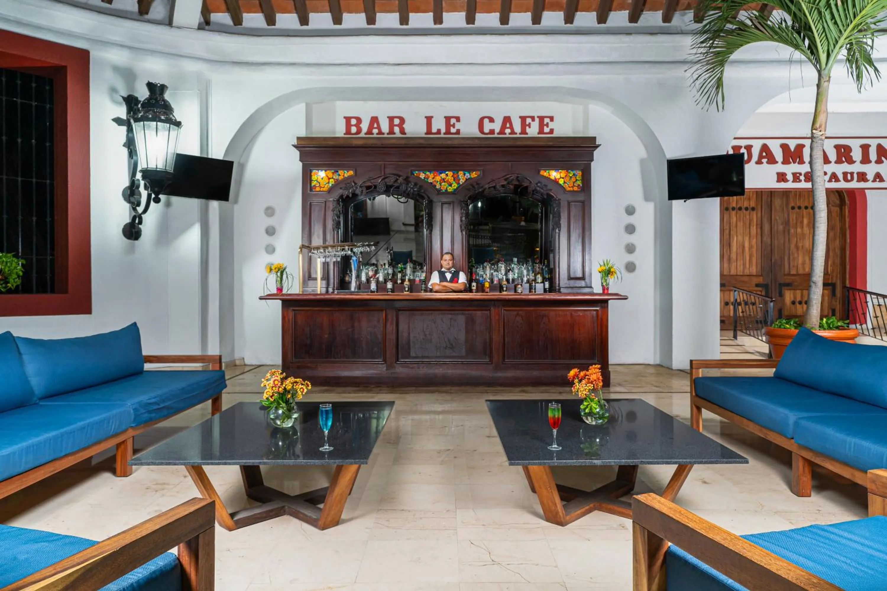 Lounge or bar in Krystal Vallarta