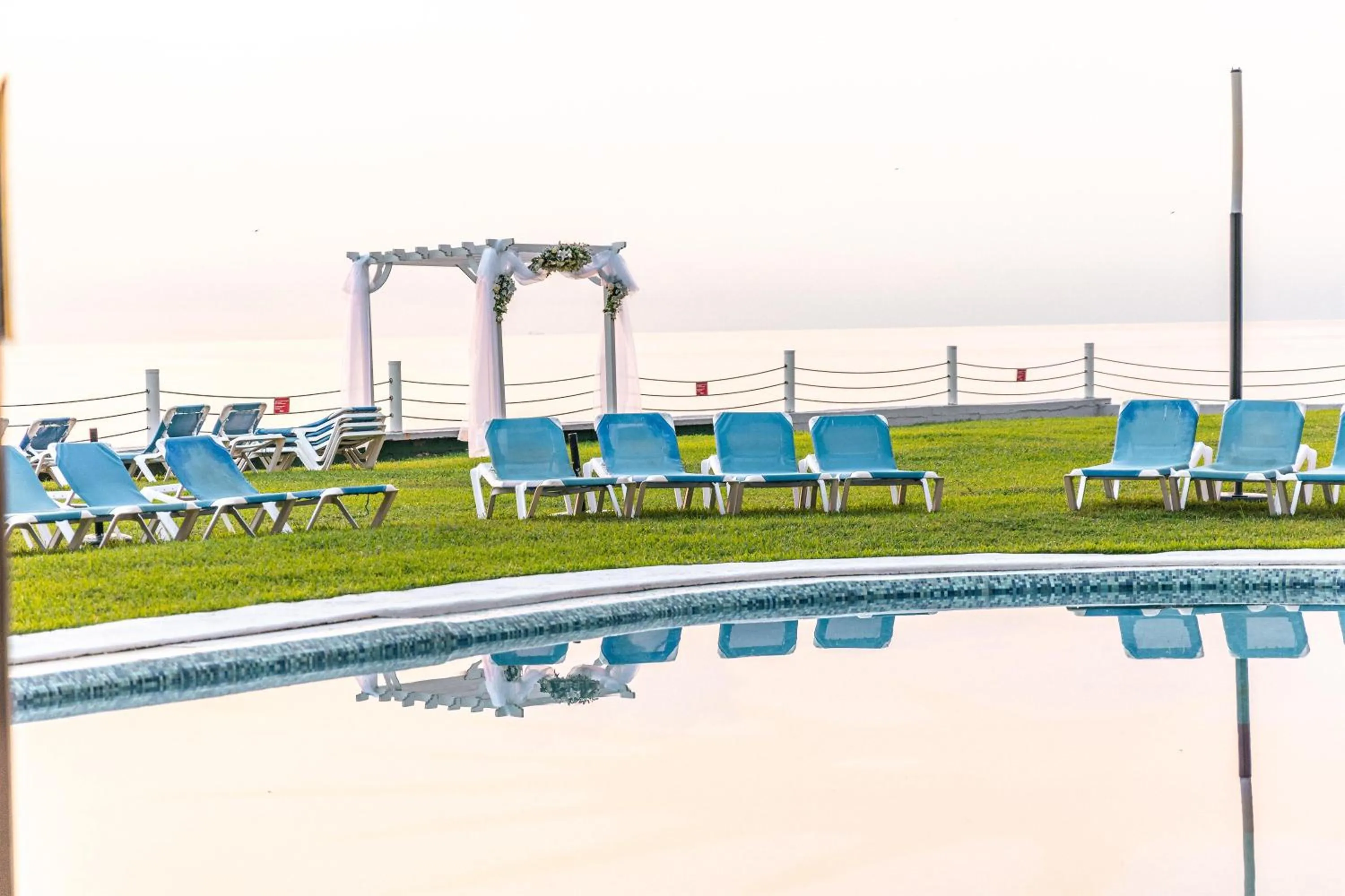 Pool view in Hilton Garden Inn Veracruz Boca del Rio