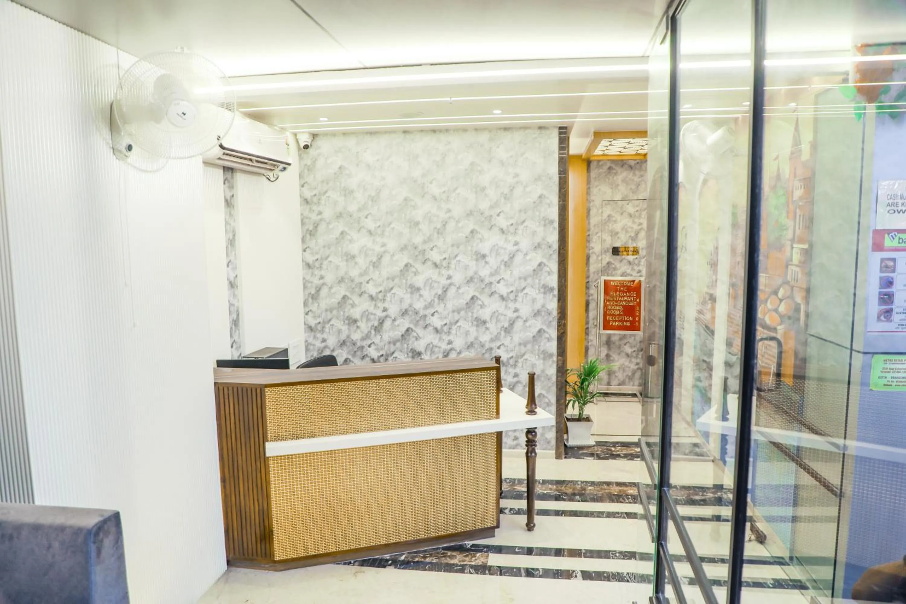 Lobby or reception in The Elegance Hotel