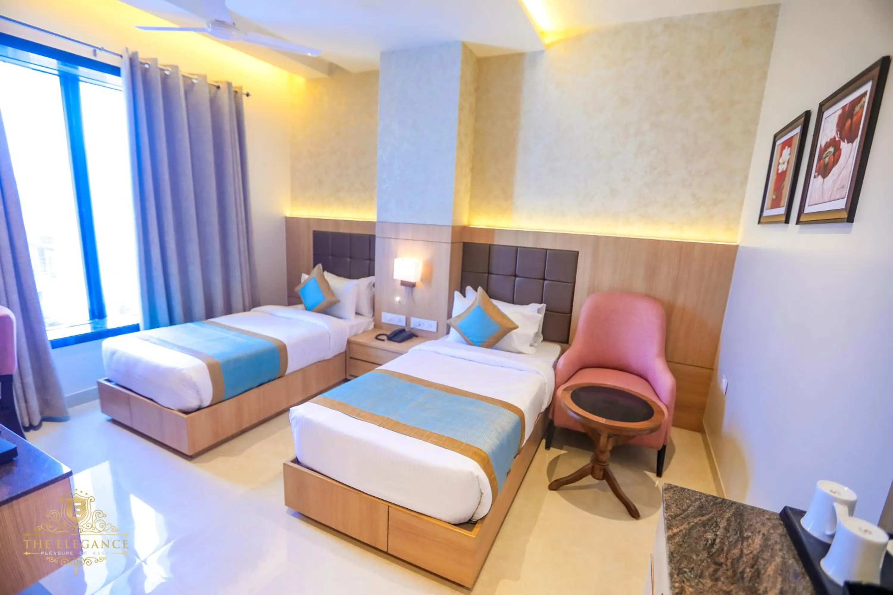 Bed in The Elegance Hotel