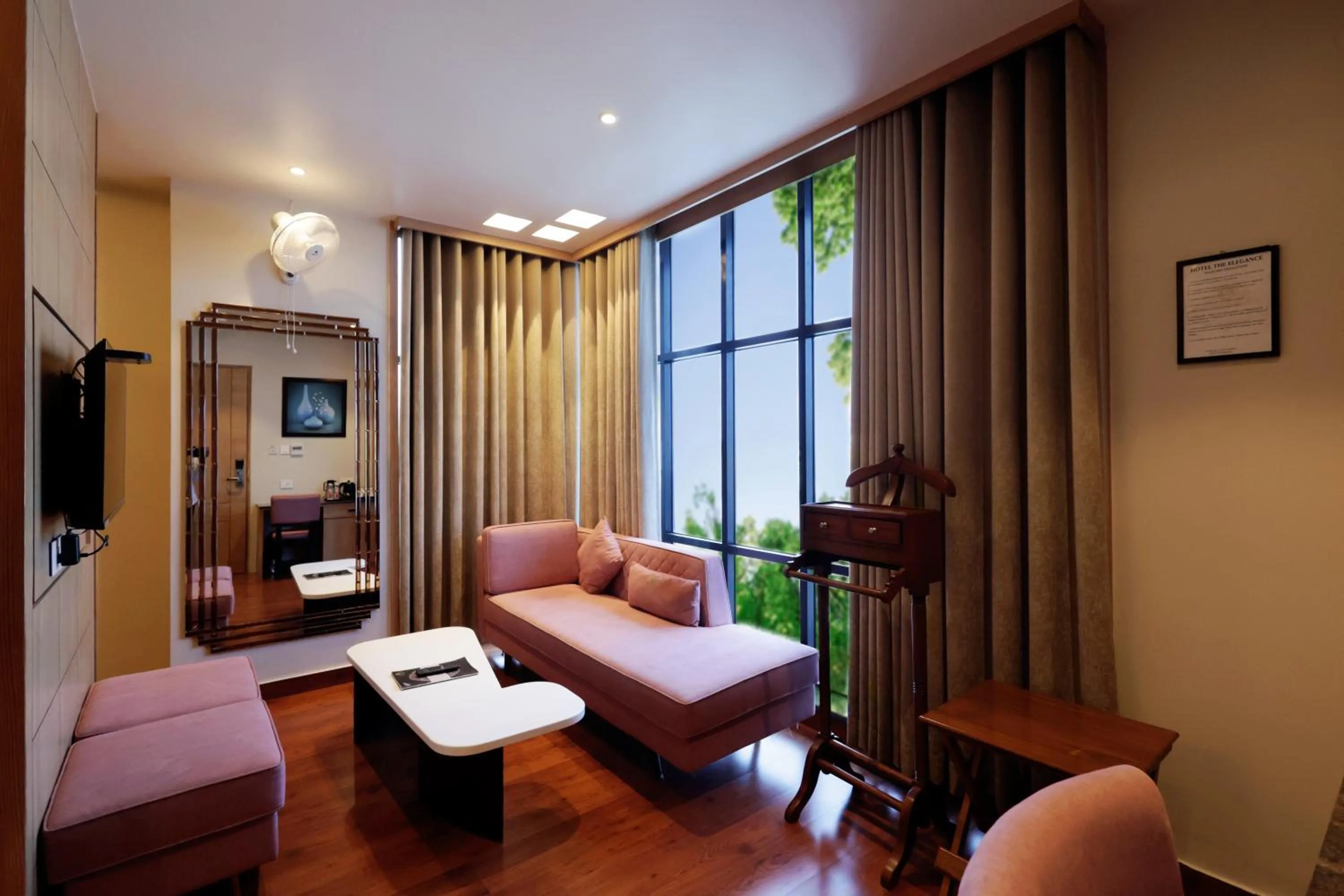 Bed in The Elegance Hotel