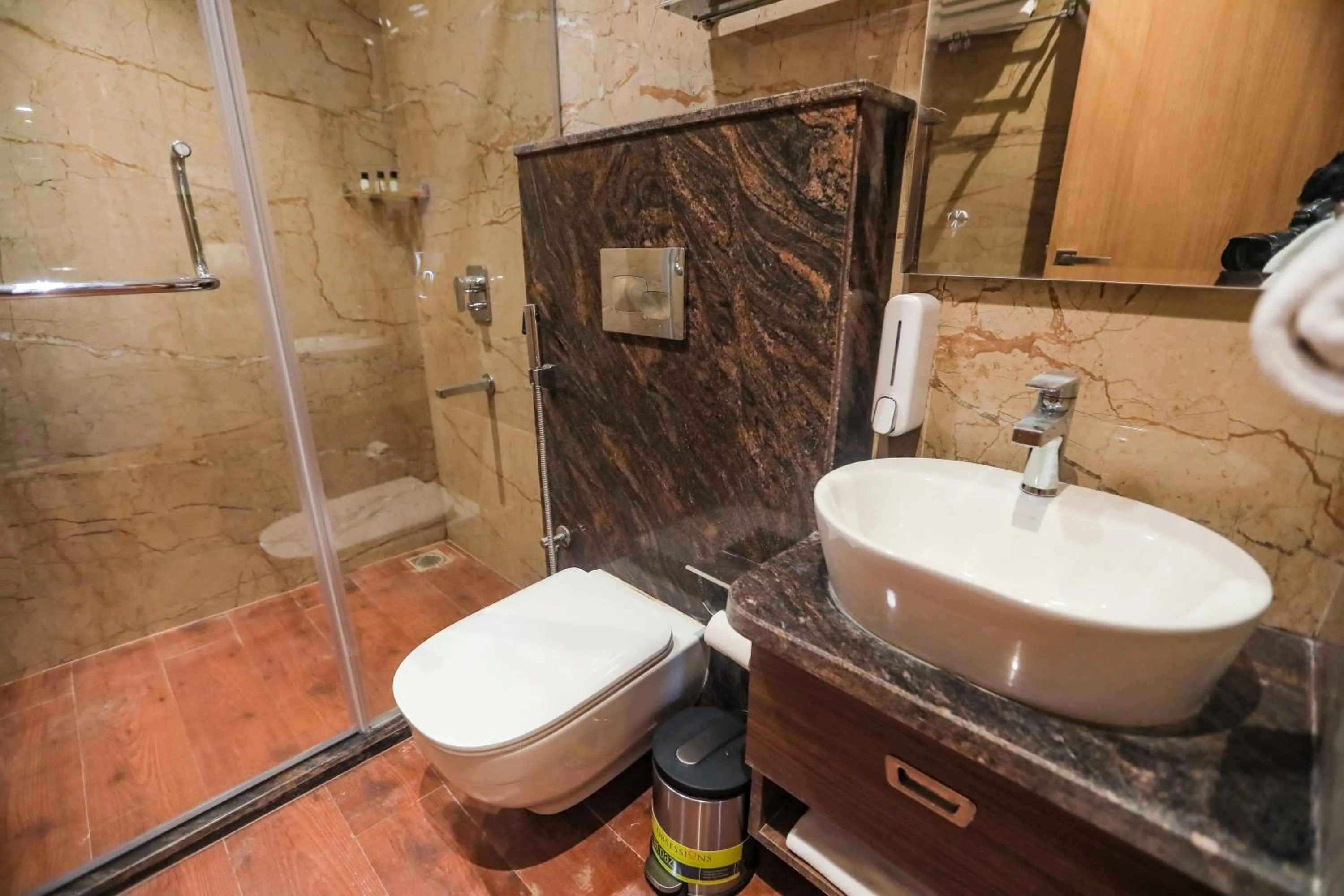 Shower in The Elegance Hotel