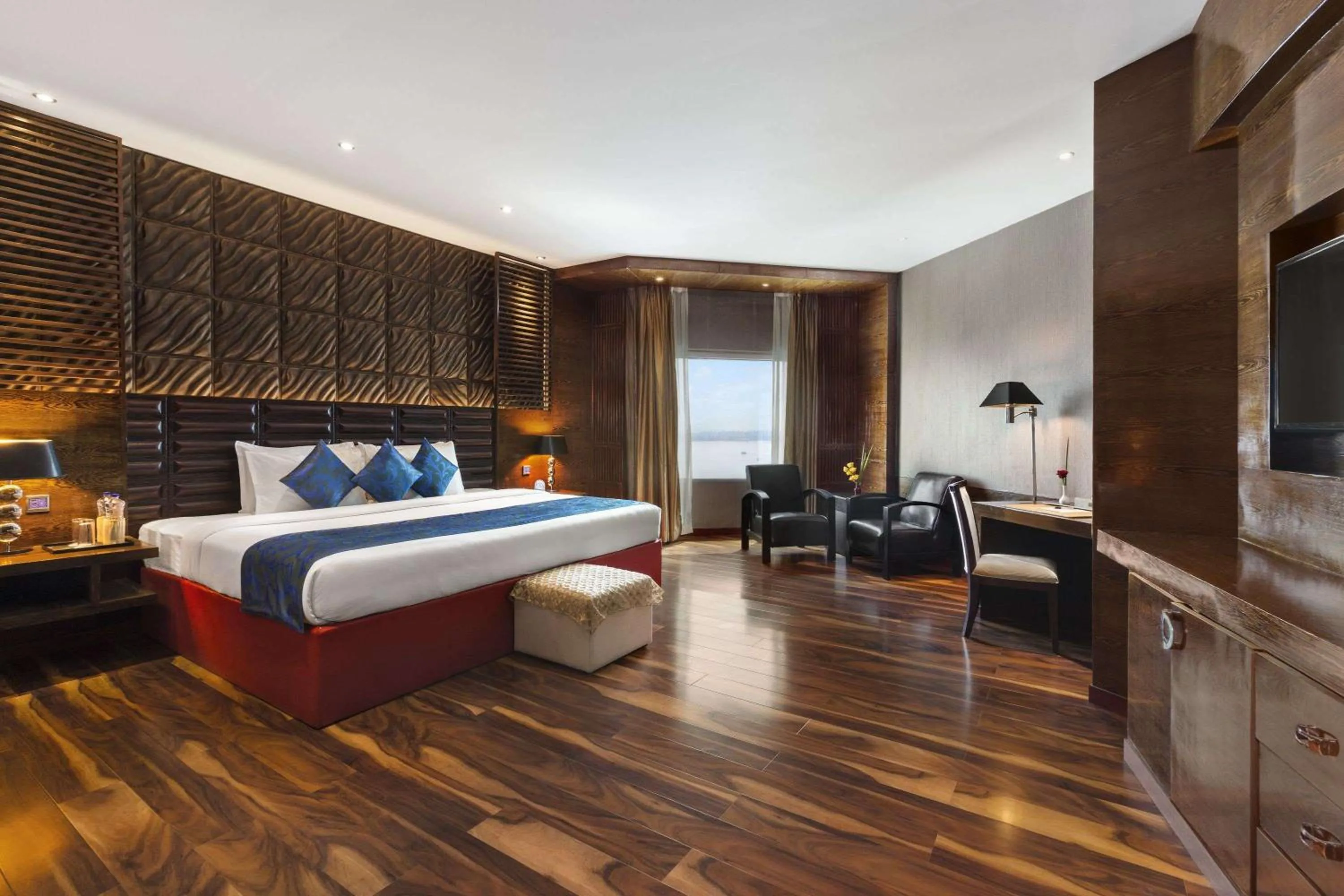 Photo of the whole room, Bed in Ramada by Wyndham Alleppey