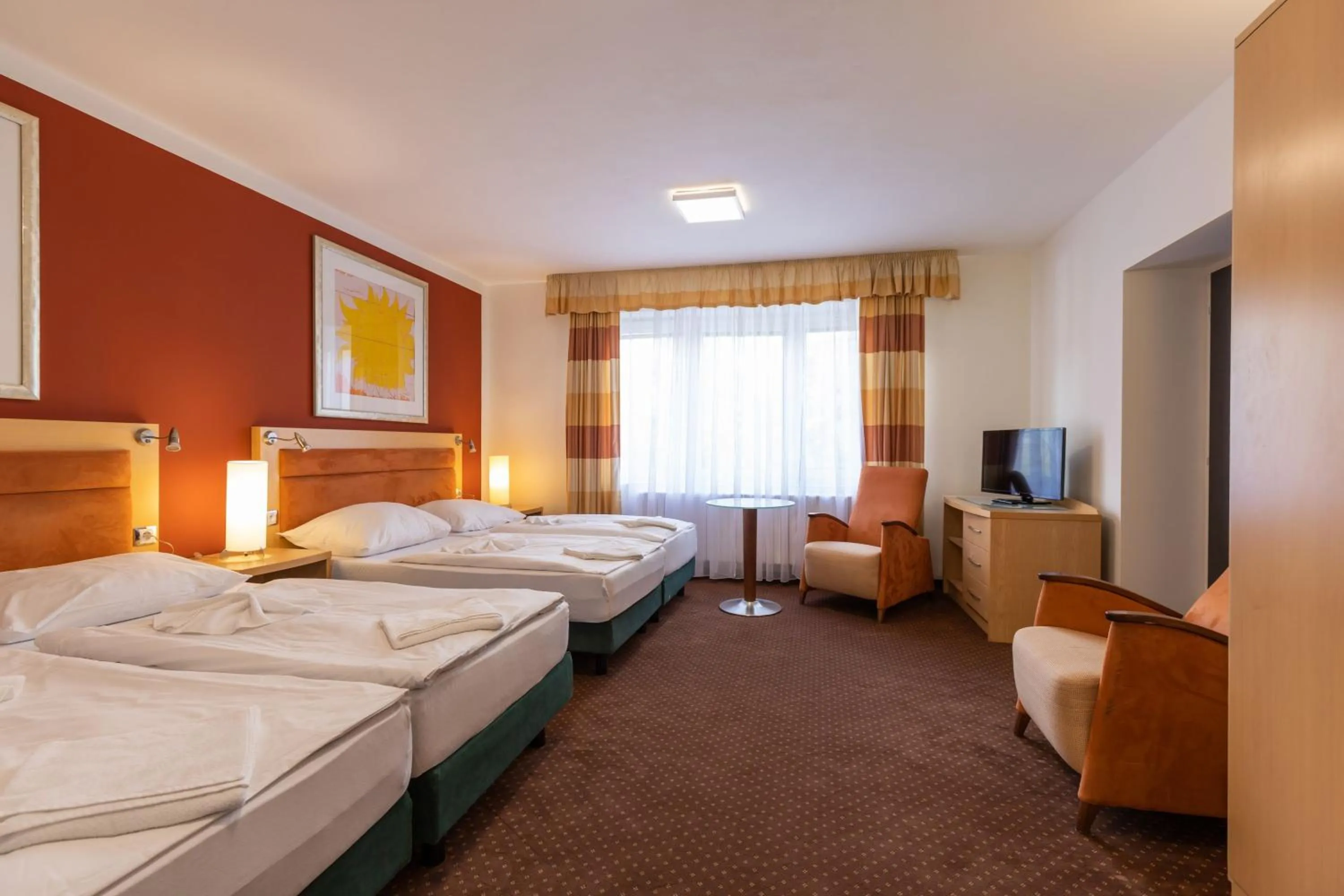 Bedroom, Bed in Active & Wellness Hotel Subterra