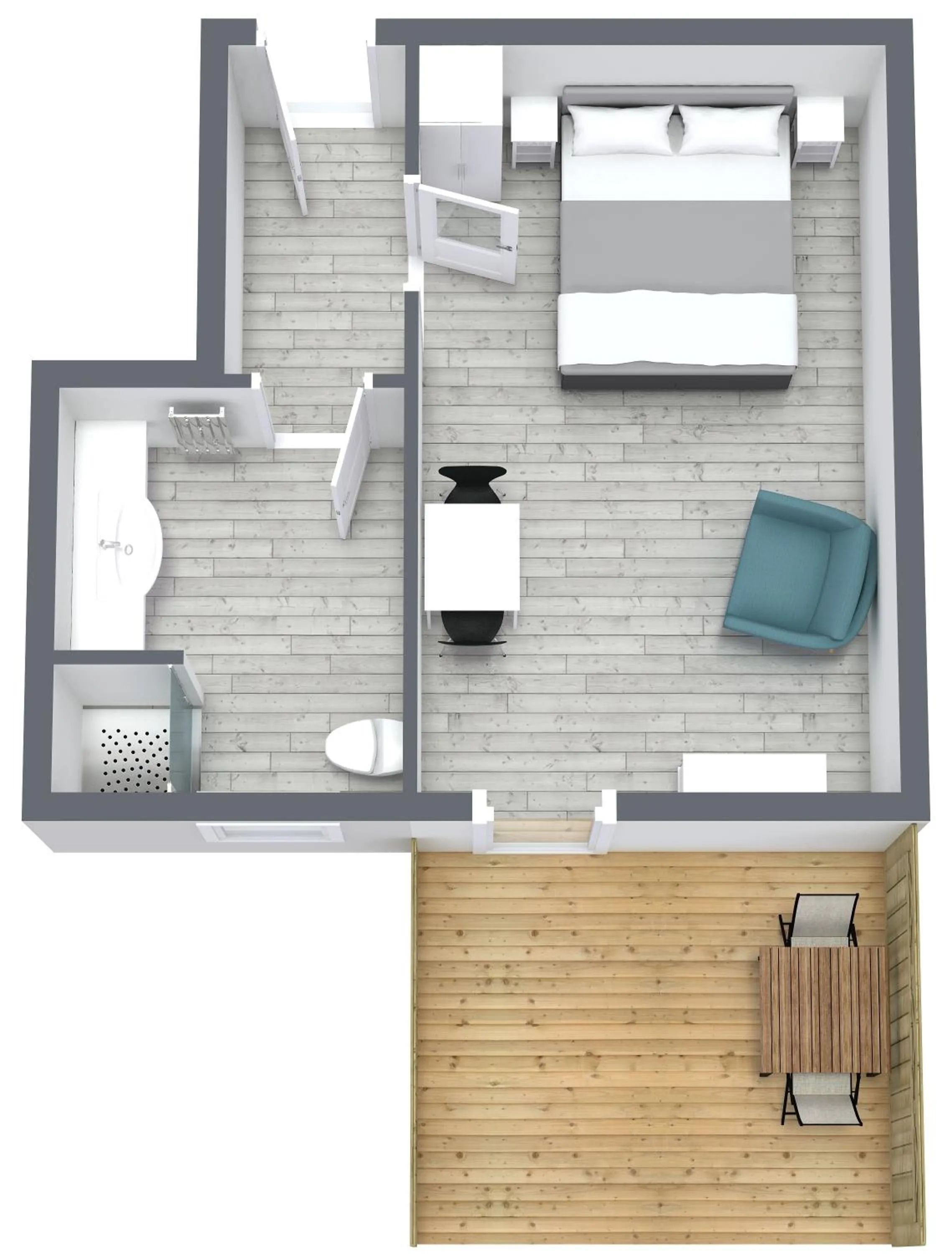 Property building in Hof Steinhütten