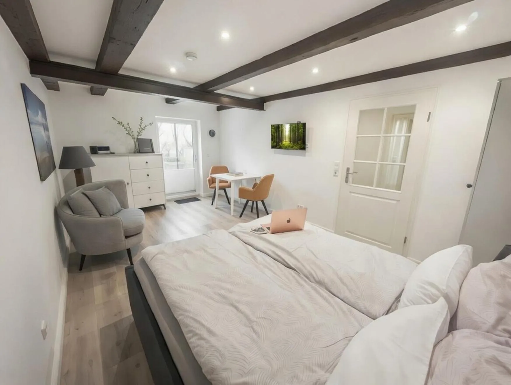 Photo of the whole room, Bed in Hof Steinhütten