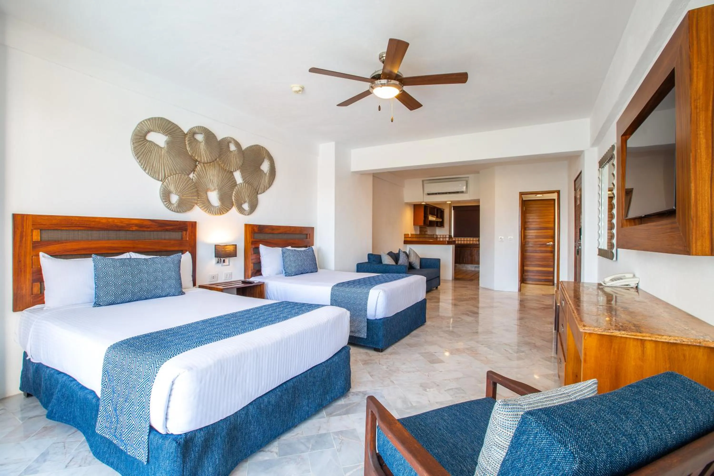 Bed in Vamar Vallarta All Inclusive Marina & Beach Resort