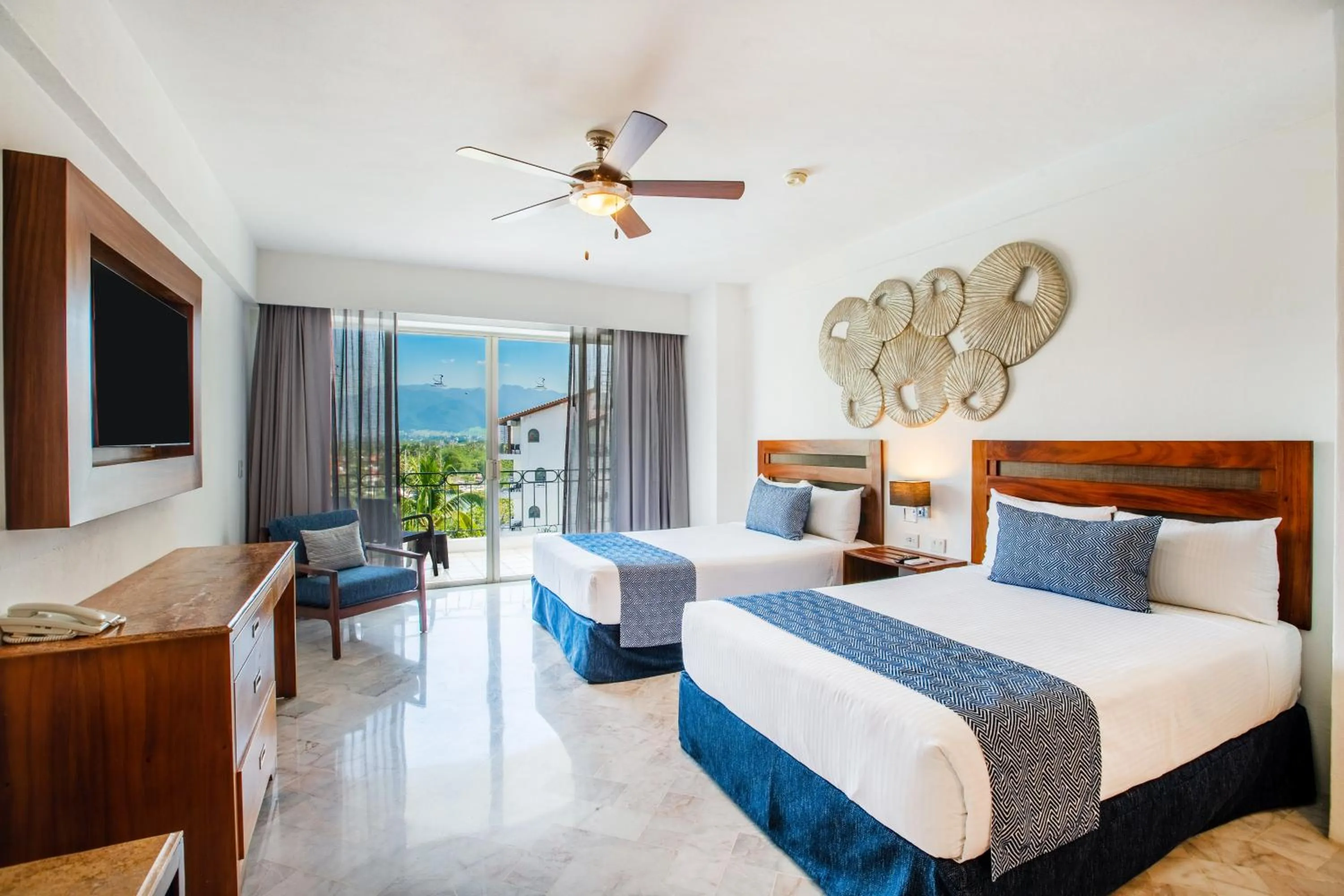 Bed in Vamar Vallarta All Inclusive Marina & Beach Resort
