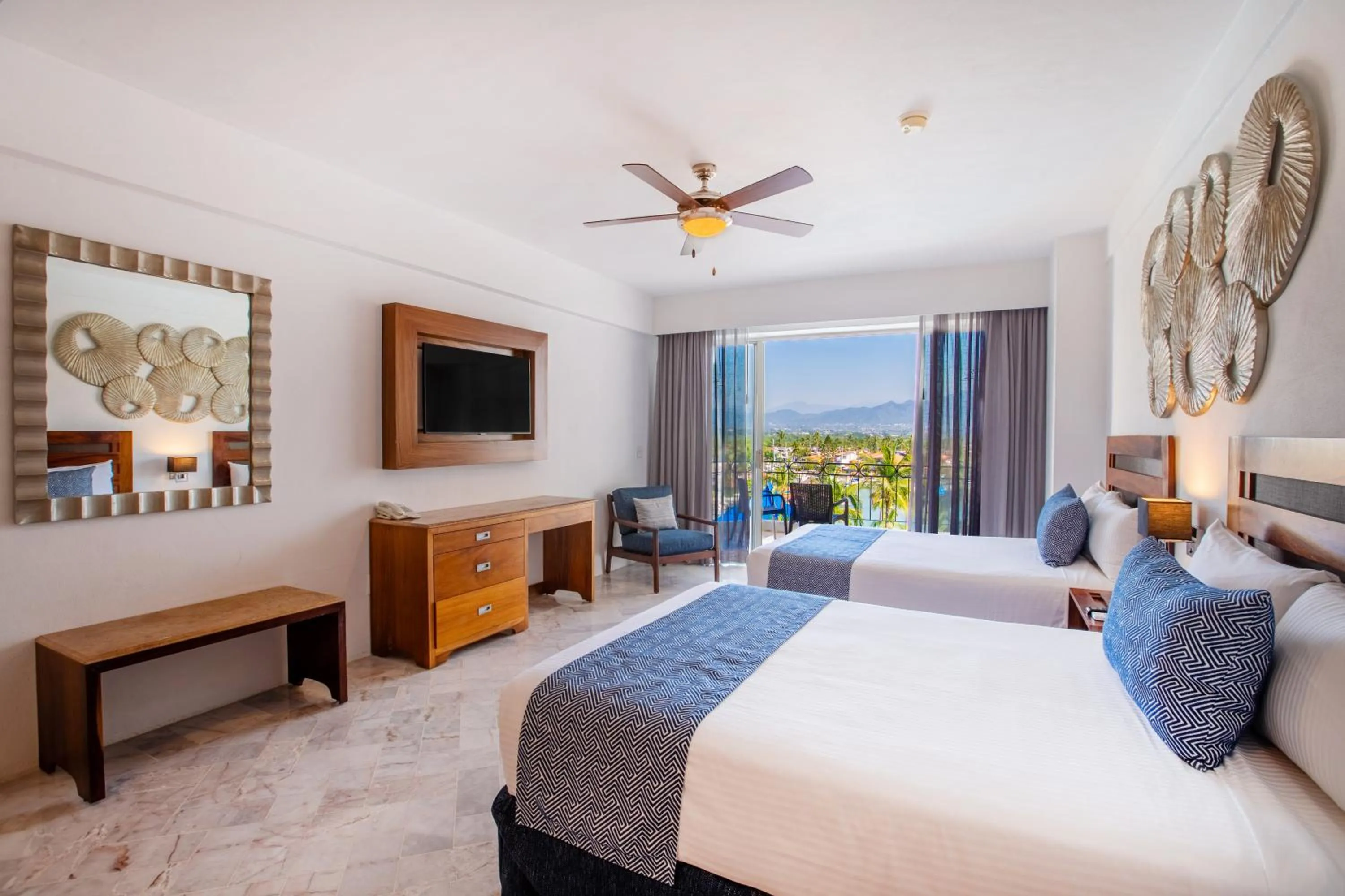 Bed in Vamar Vallarta All Inclusive Marina & Beach Resort