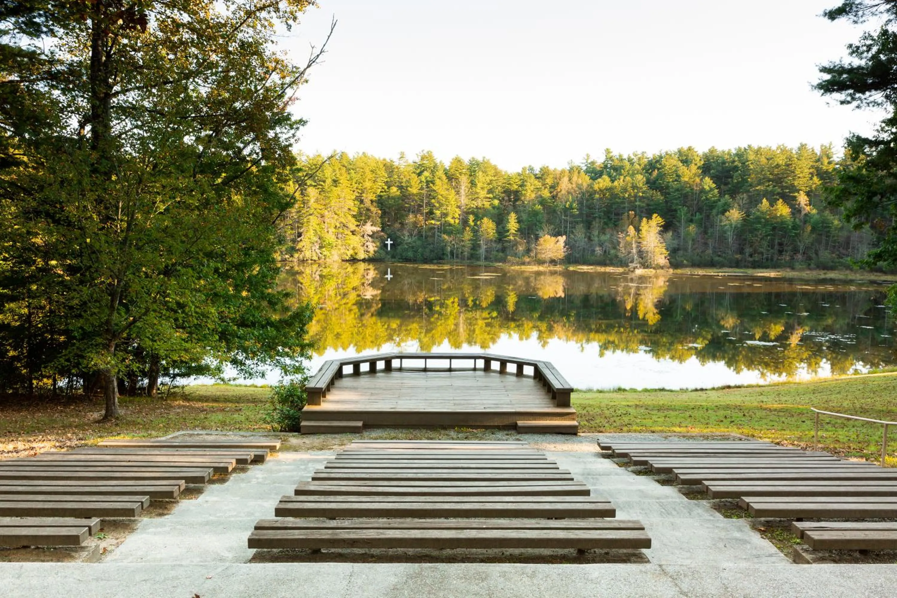 Lake view in Kanuga Inn & Lodging