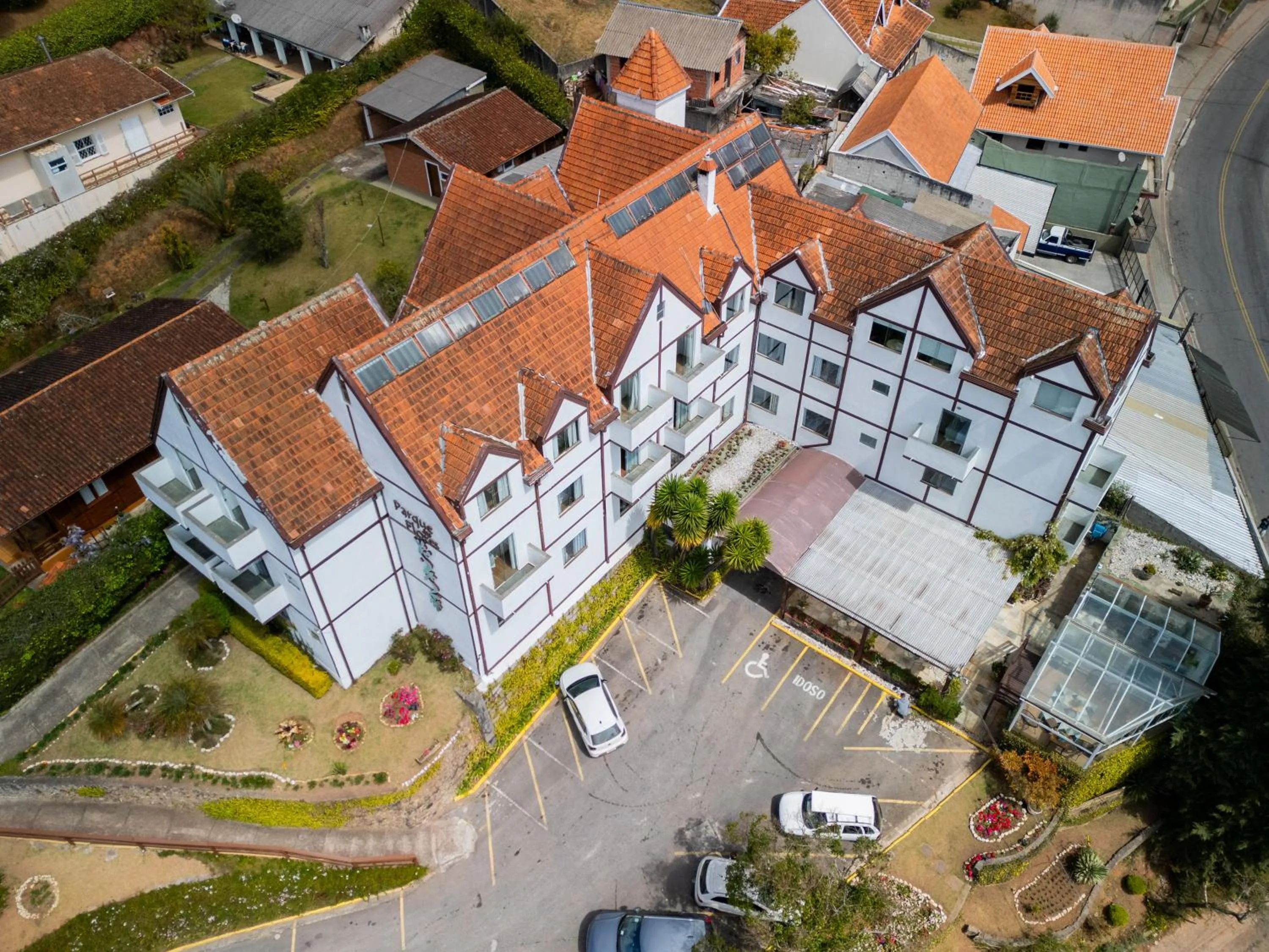 Property building in Pousada Parque das Flores