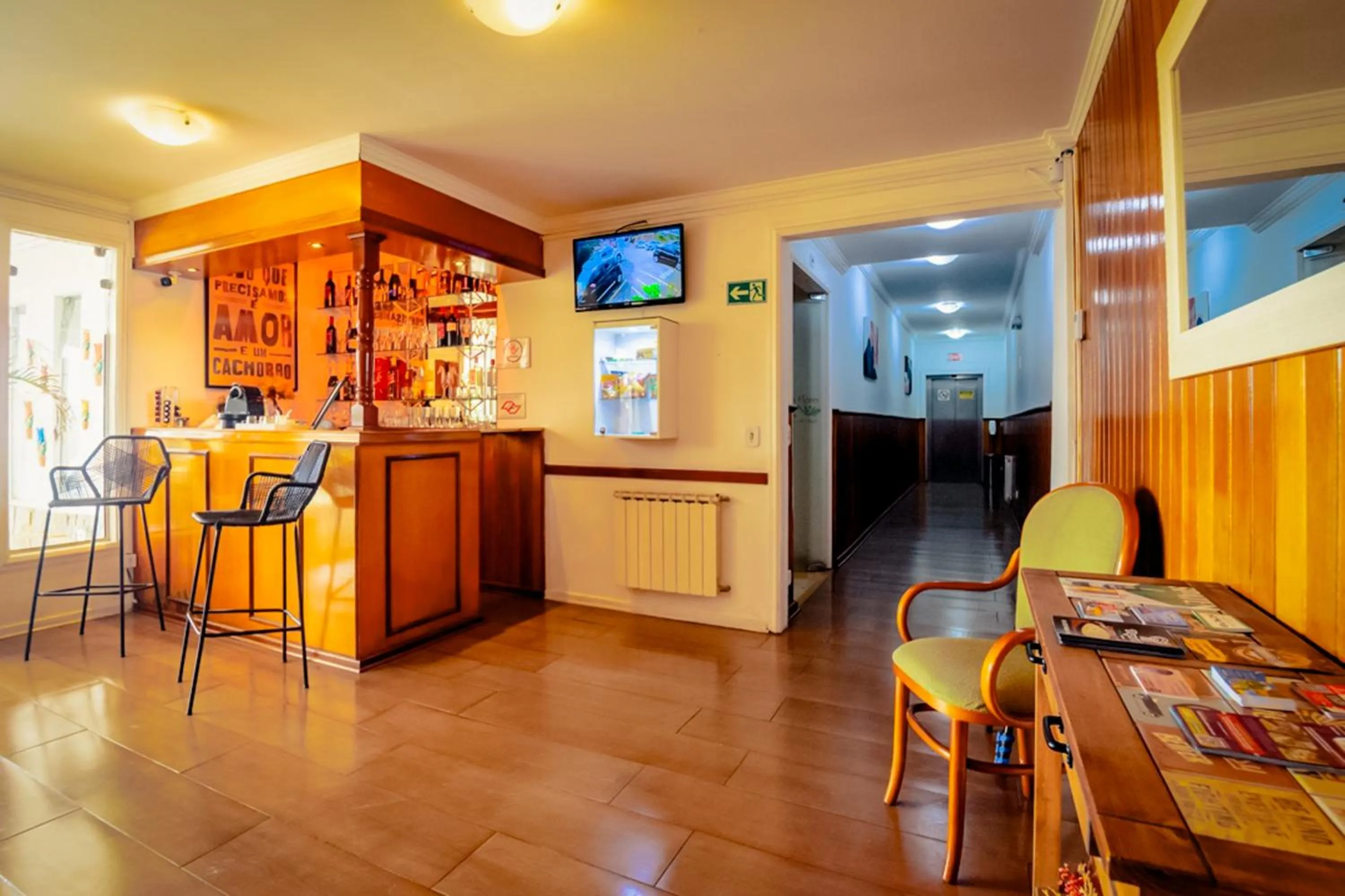 Lounge or bar in Pousada Parque das Flores