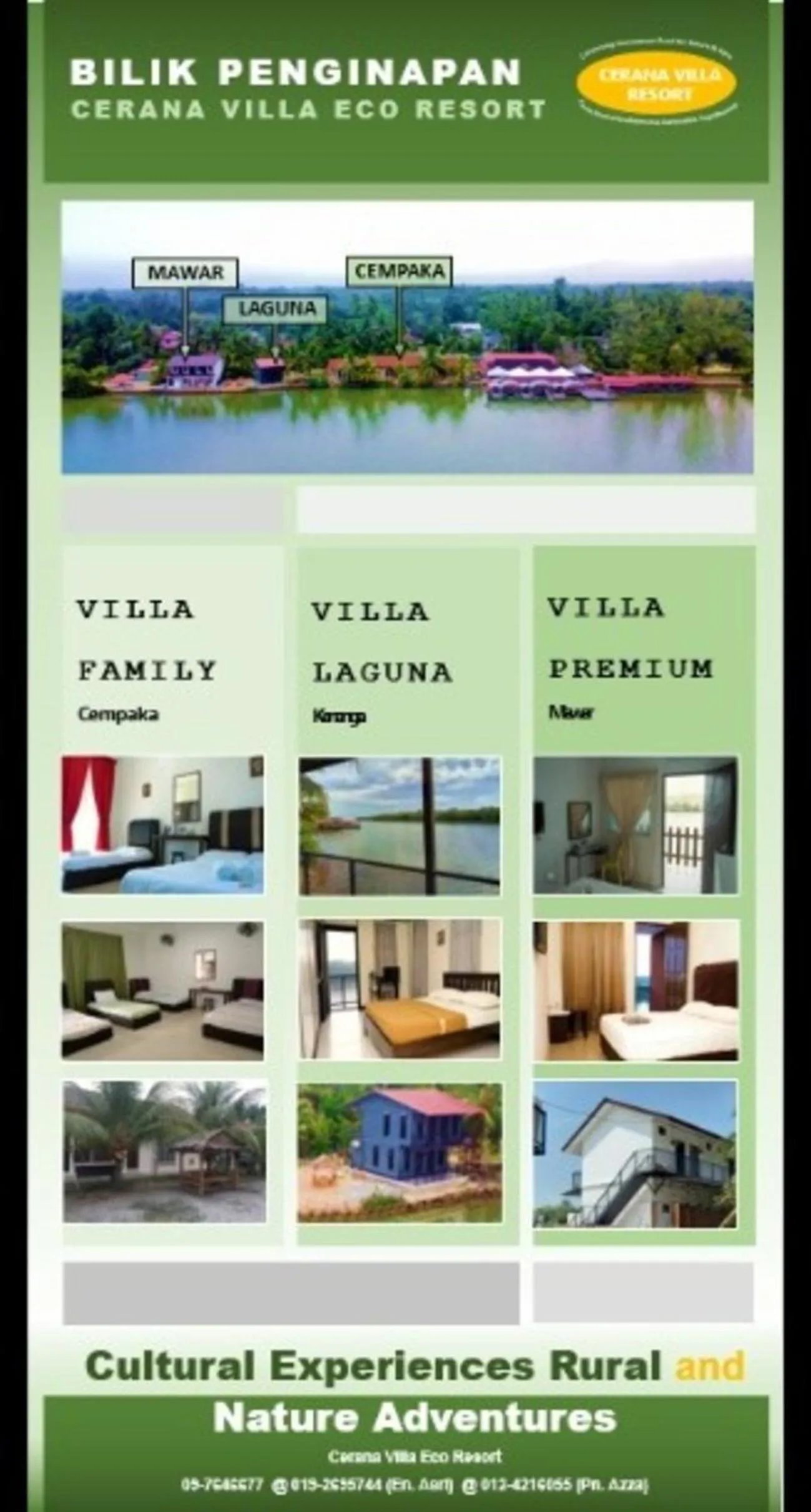 Property logo or sign in Cerana Villa Eco Resort