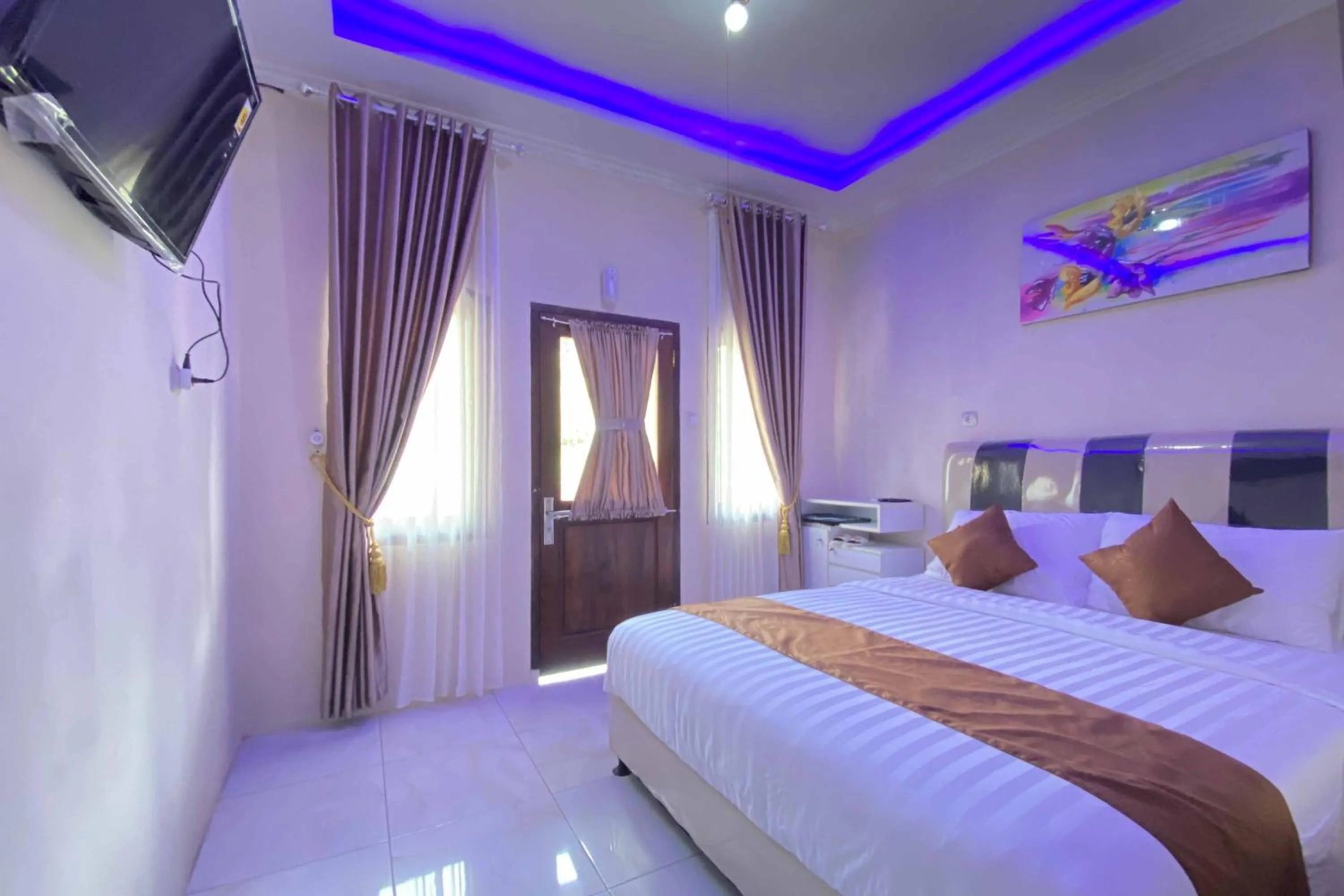 Bed in Homestay Banteng Adventure Dieng Mitra RedDoorz