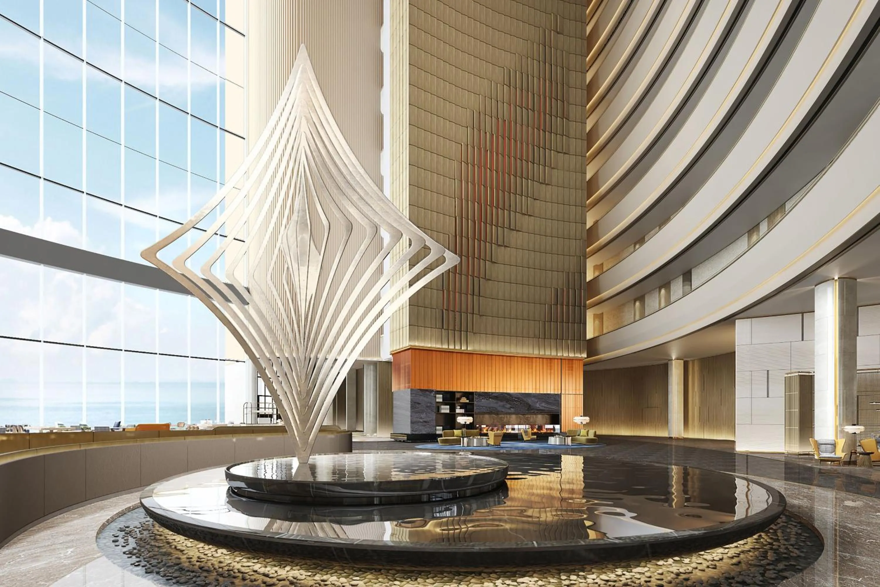 Lobby or reception in Sheraton Rizhao Hotel