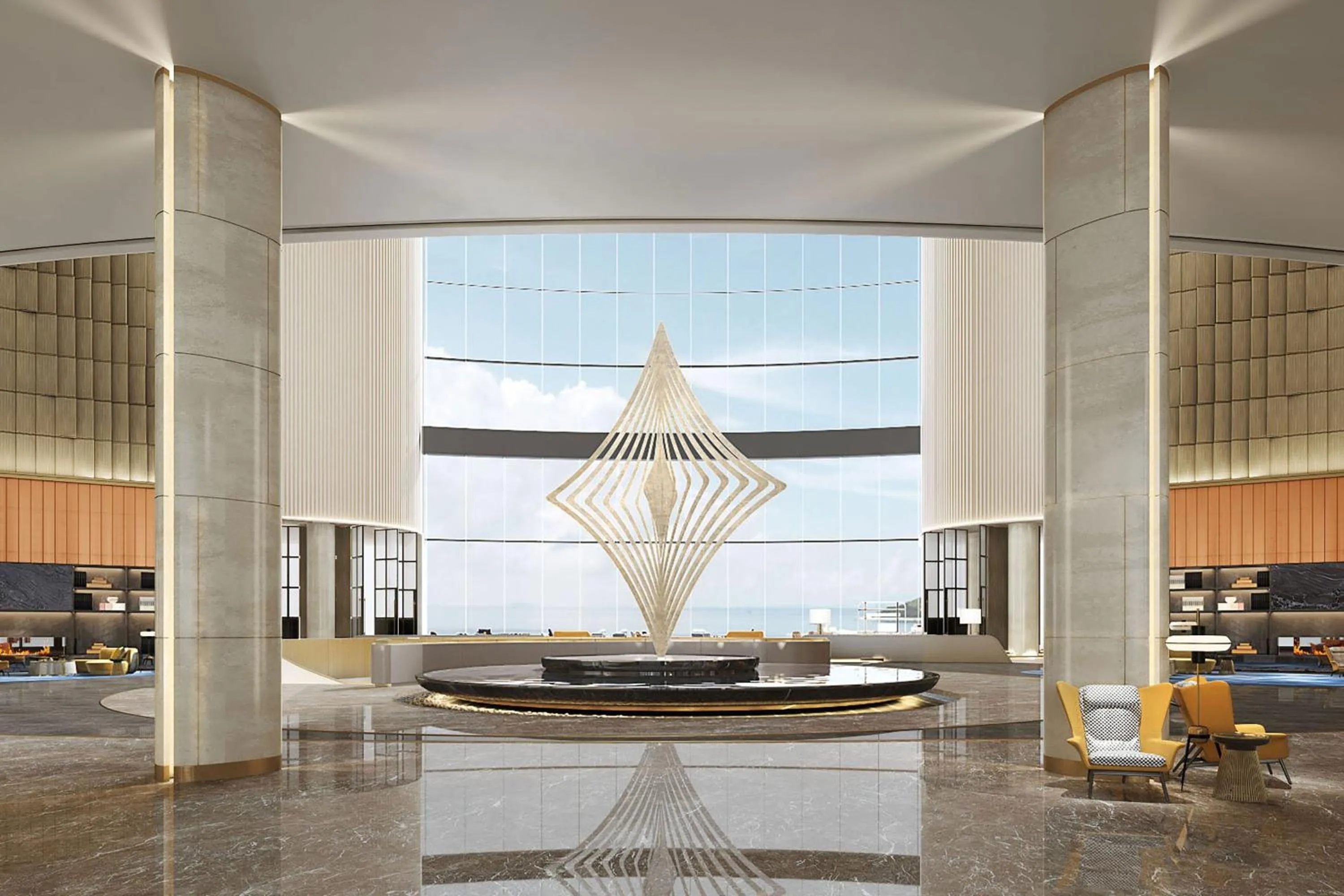 Lobby or reception in Sheraton Rizhao Hotel