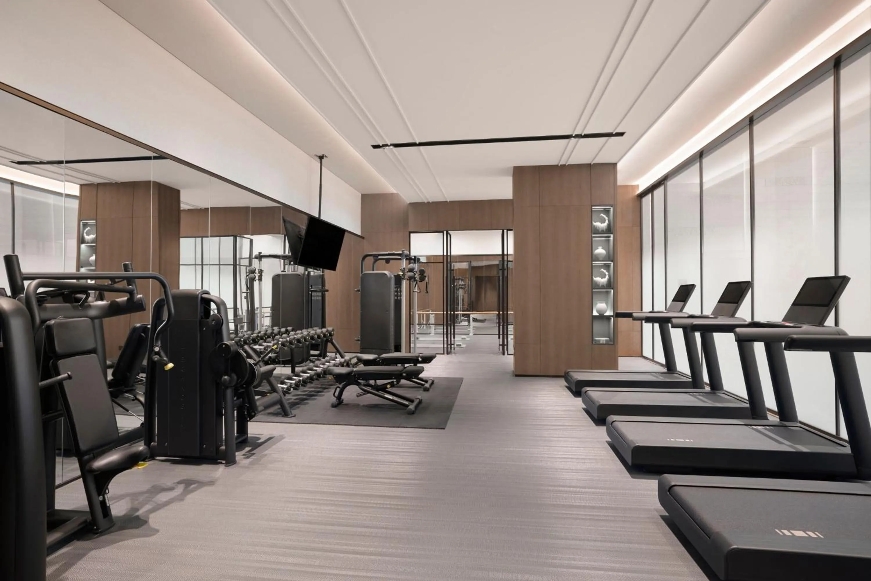 Fitness centre/facilities in Sheraton Rizhao Hotel