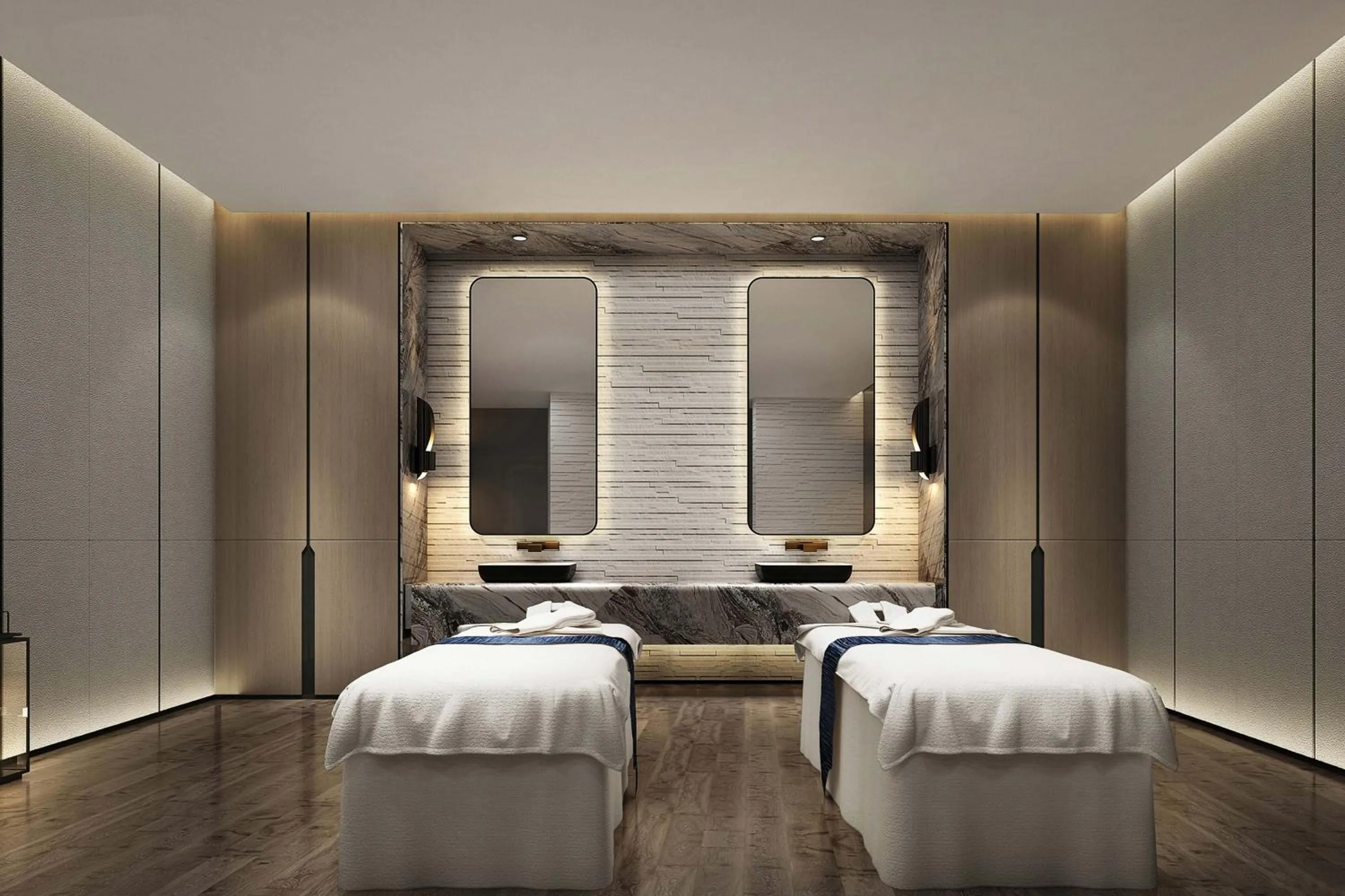 Spa and wellness centre/facilities, Bed in Sheraton Rizhao Hotel