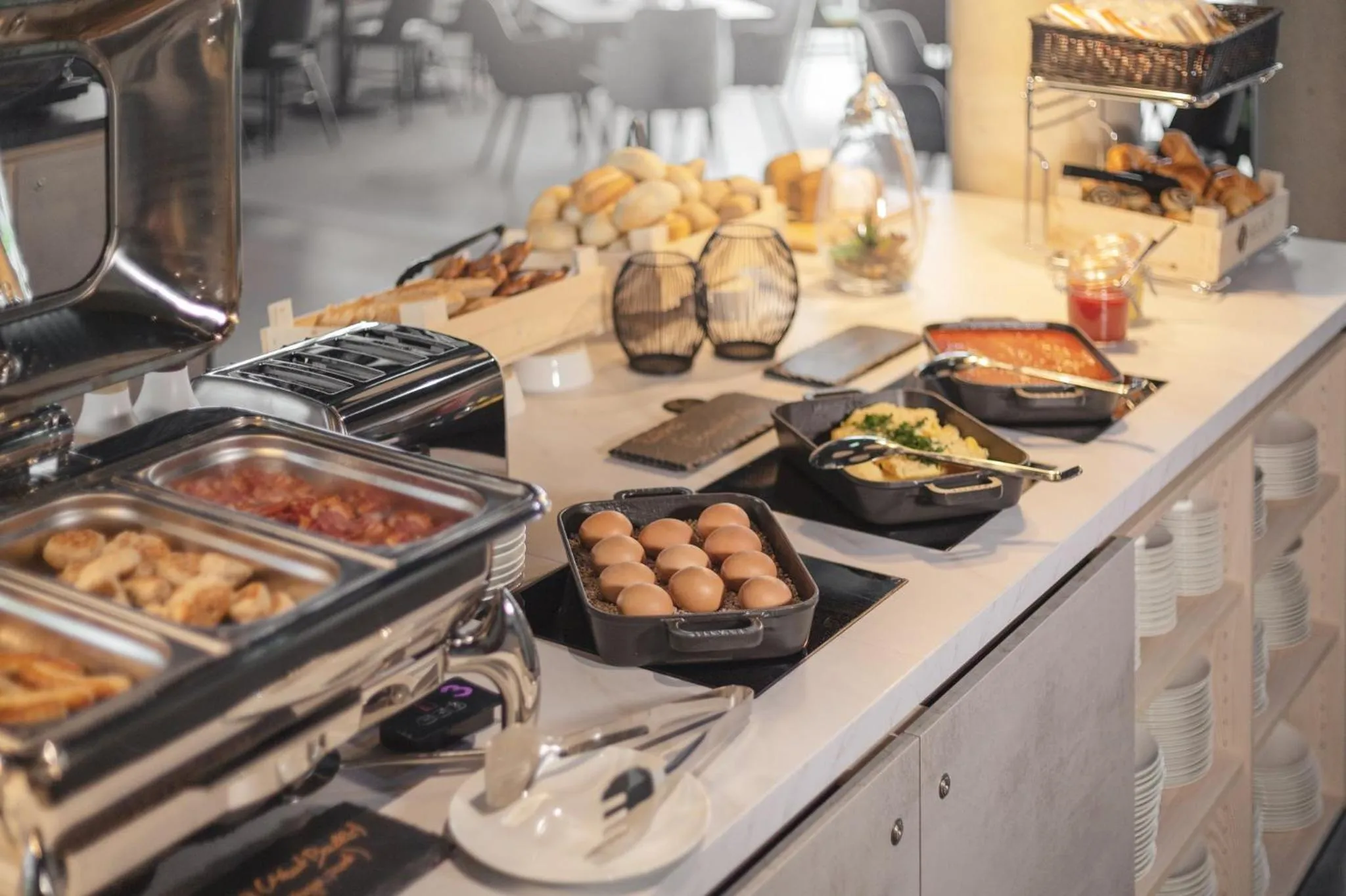 Restaurant/places to eat in Candlewood Suites Augsburg by IHG