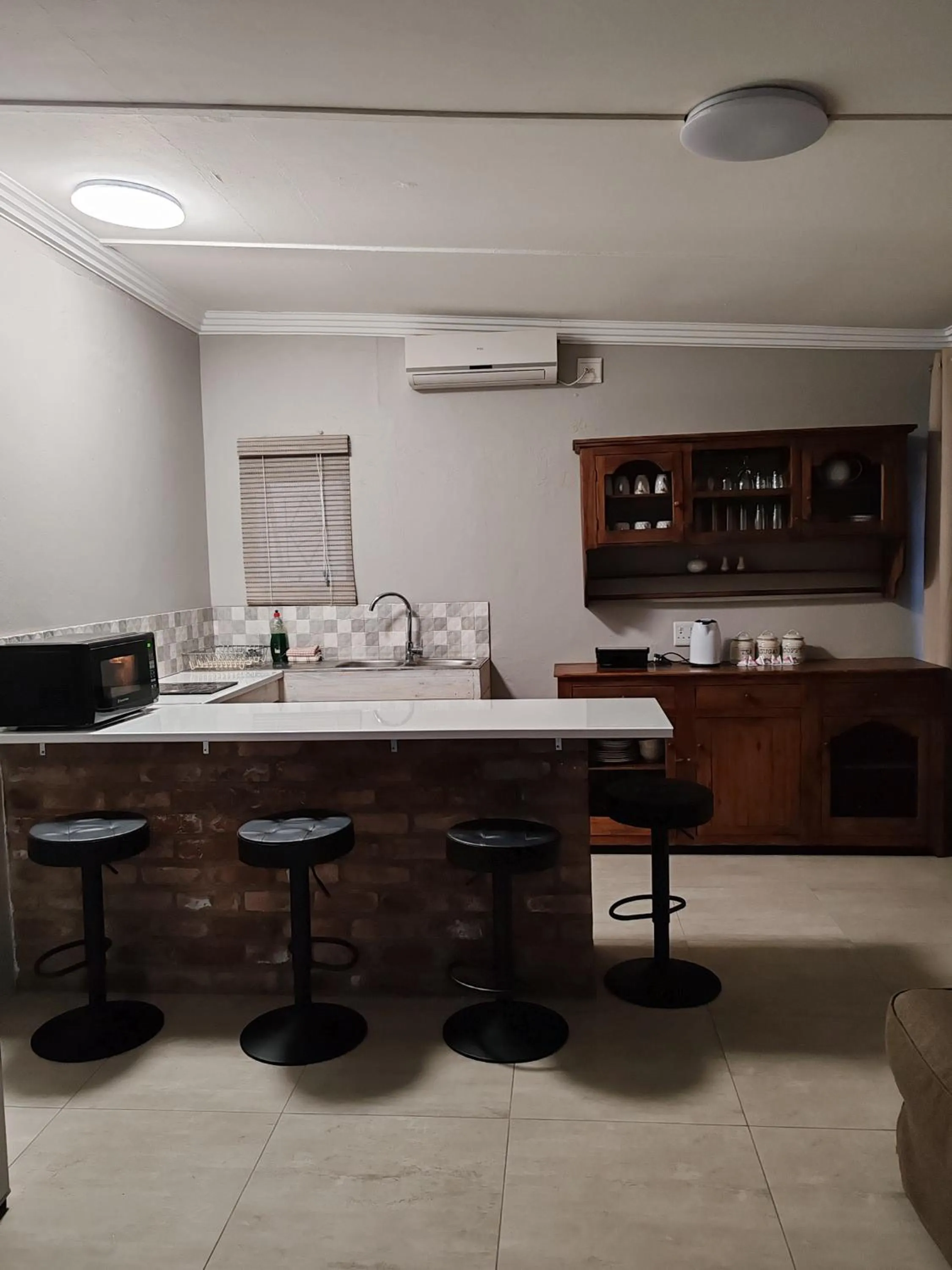 Kitchen or kitchenette in Stoep Cafe Guest House