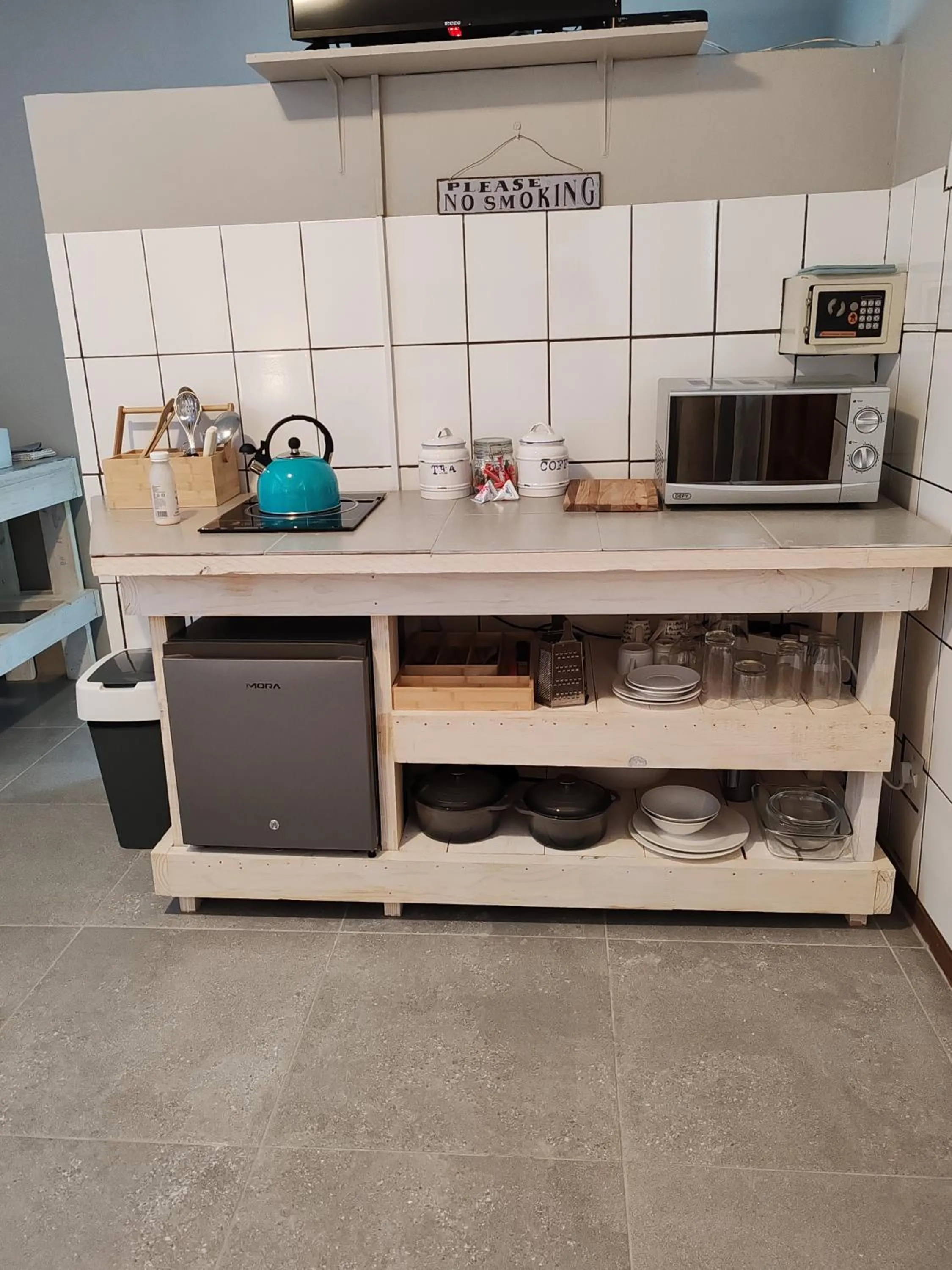 Kitchen or kitchenette in Stoep Cafe Guest House