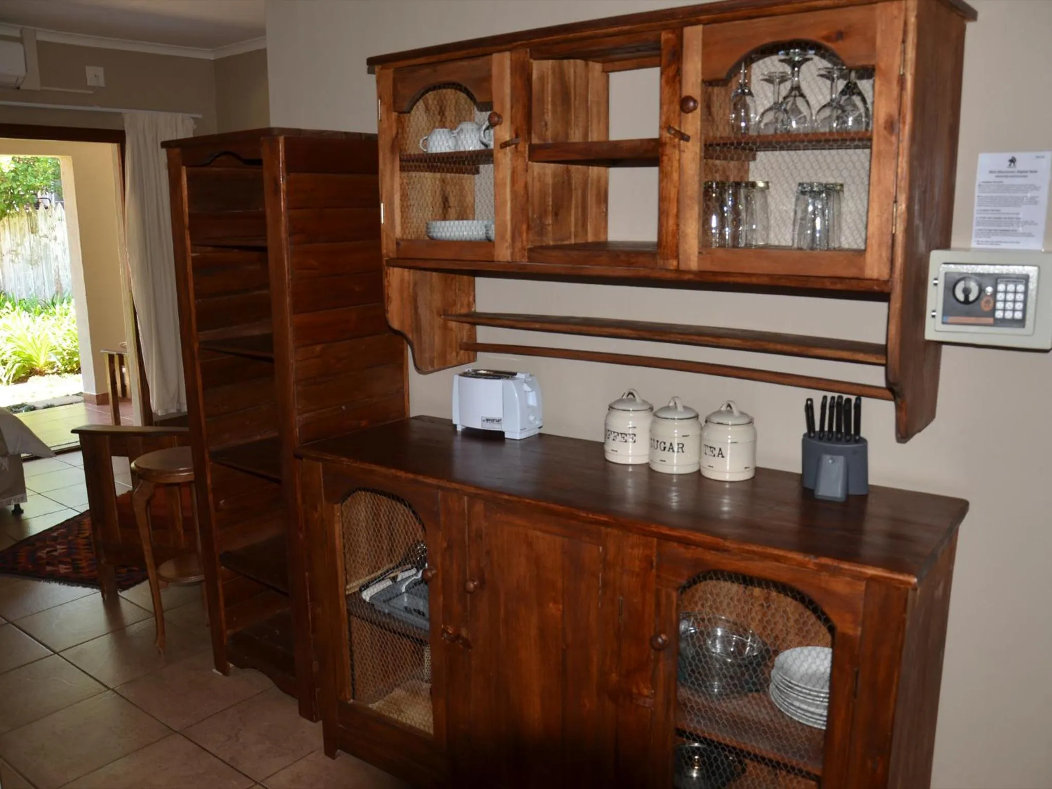 Kitchen or kitchenette in Stoep Cafe Guest House