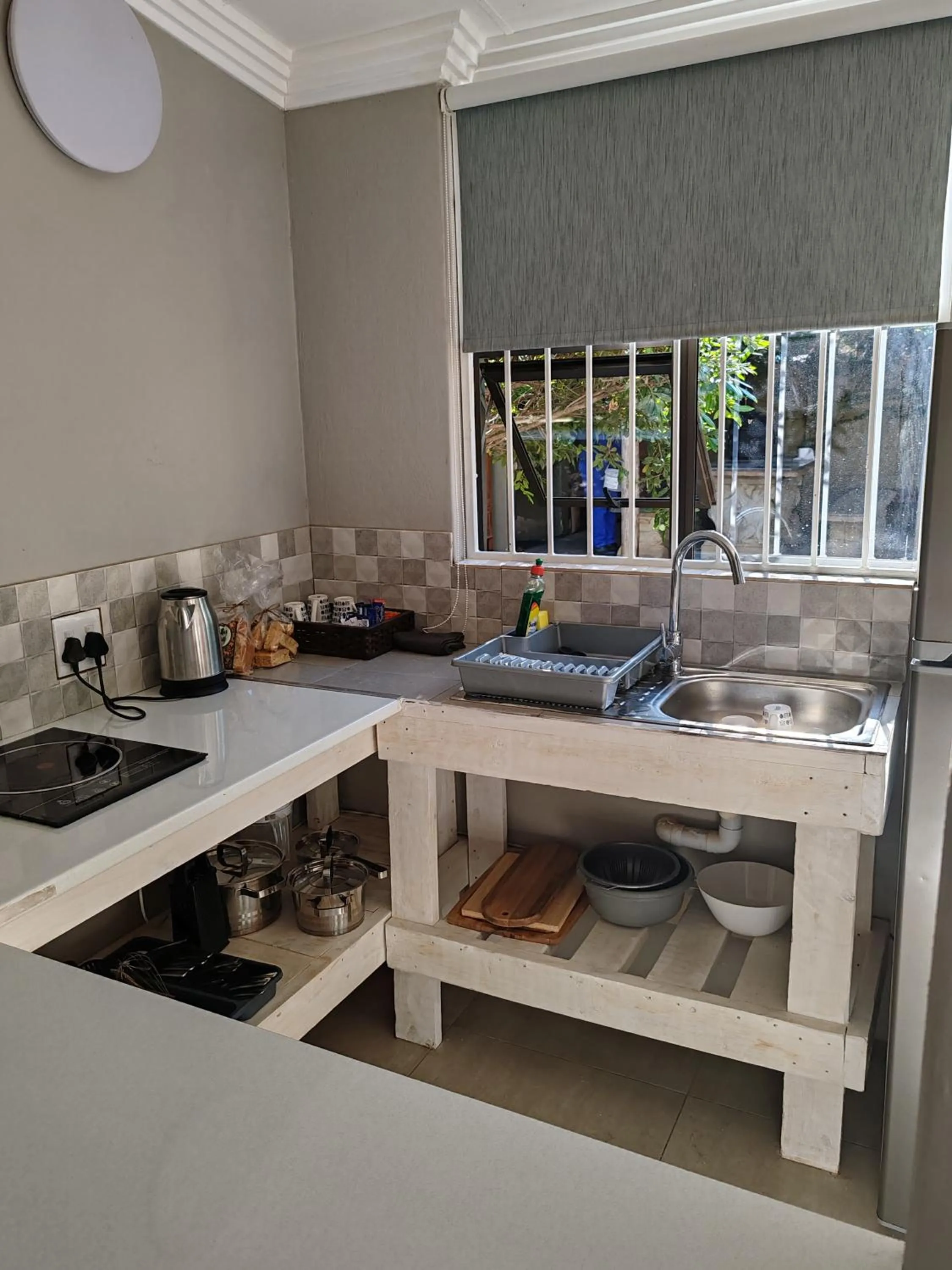 Kitchen or kitchenette in Stoep Cafe Guest House