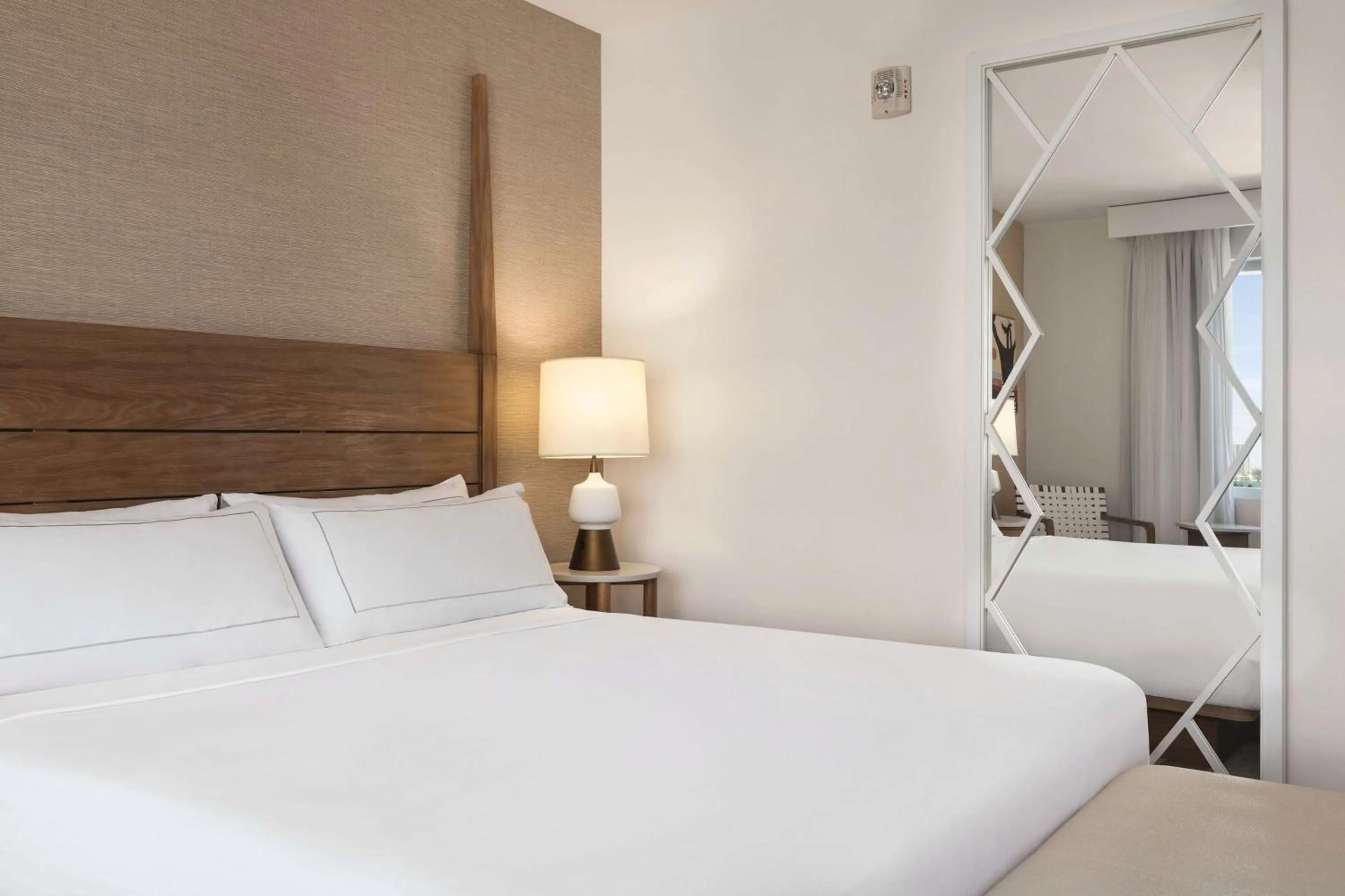 Bed in Hilton Cabana Miami Beach Resort