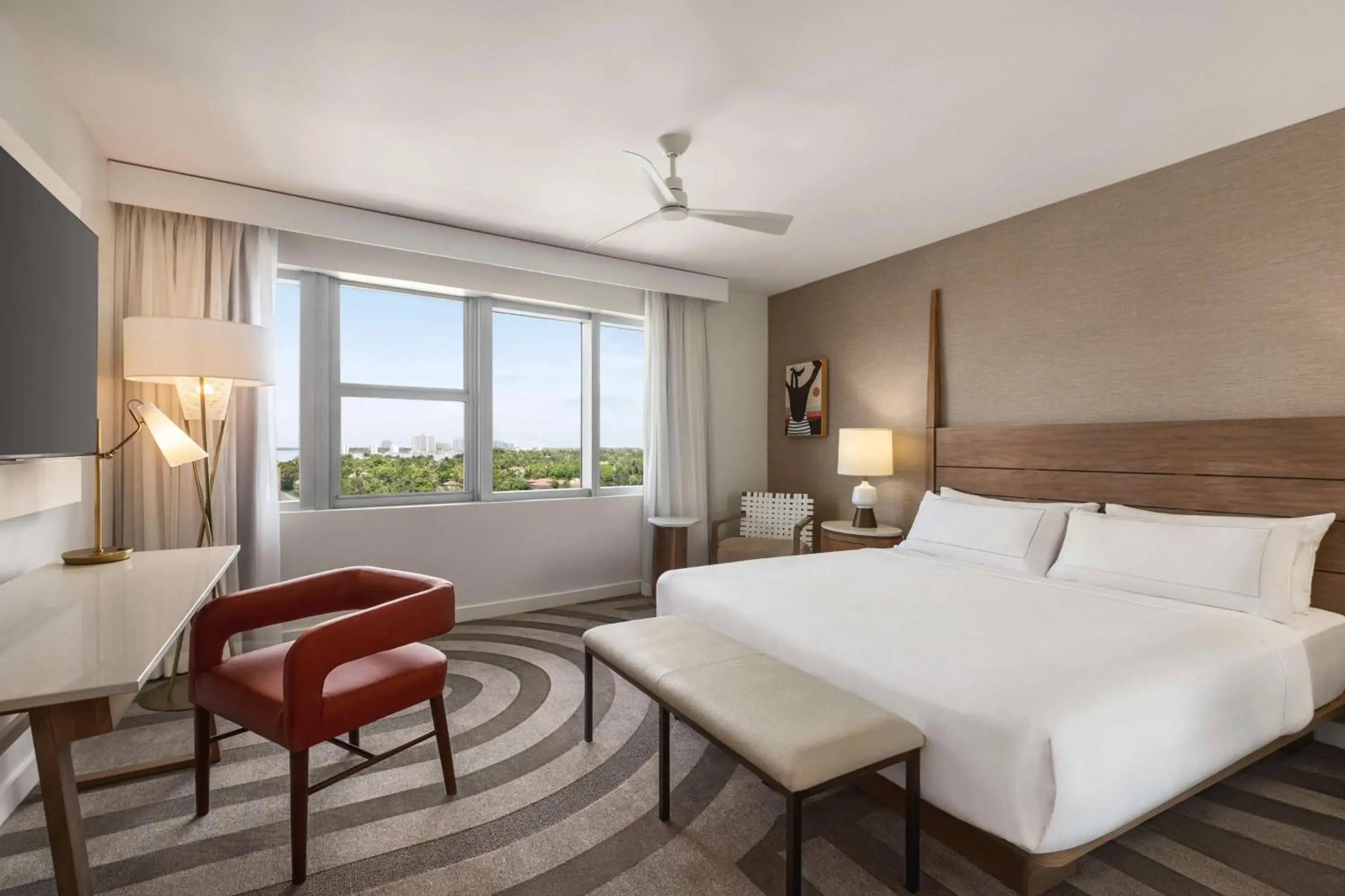 Standard King Roll-In Shower - Disability Access in Hilton Cabana Miami Beach Resort Standard King Roll-In Shower - Disability Access in Hilton Cabana Miami Beach Resort