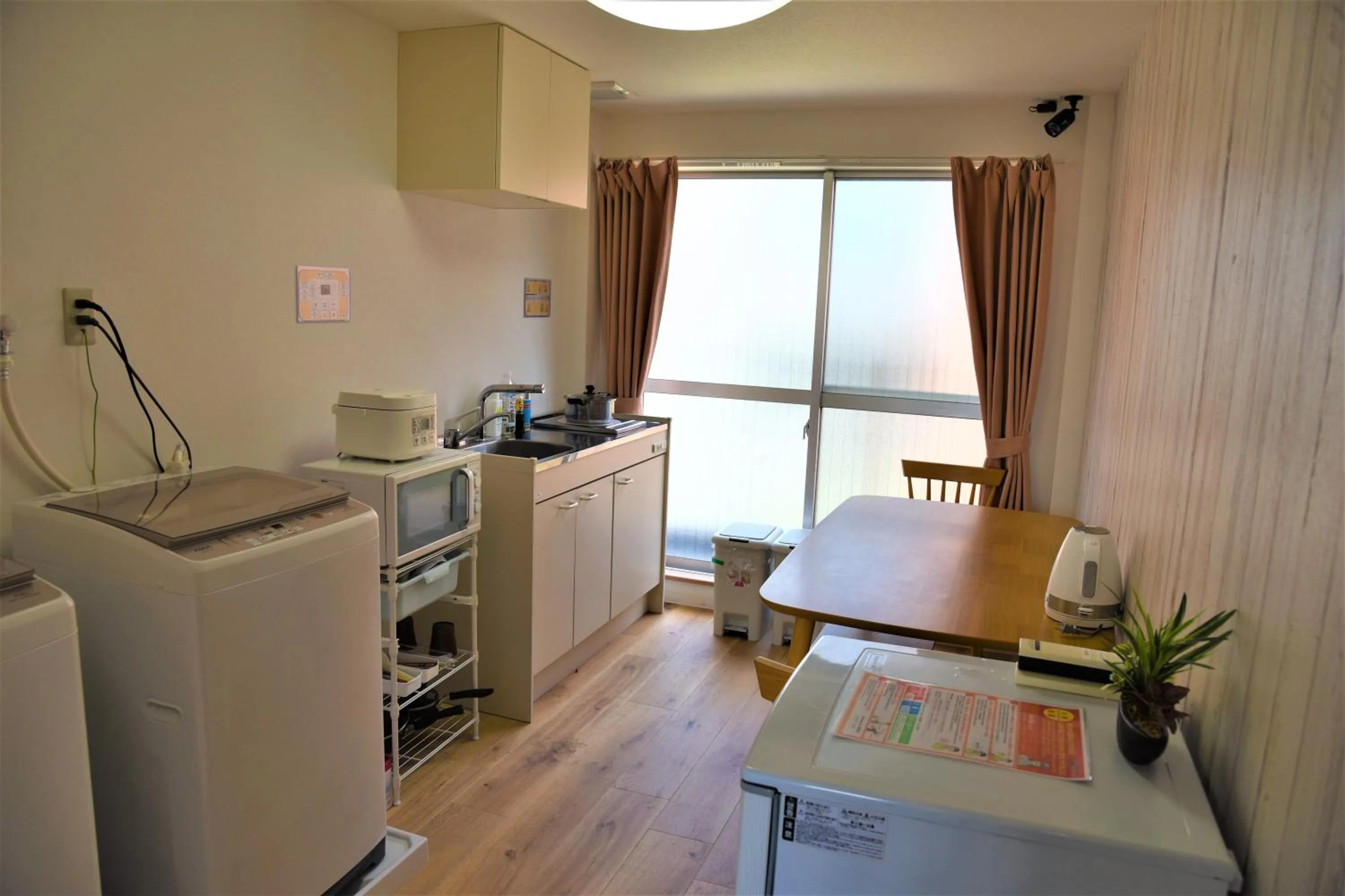 Communal kitchen in U-shuku Kyoto Fushimi