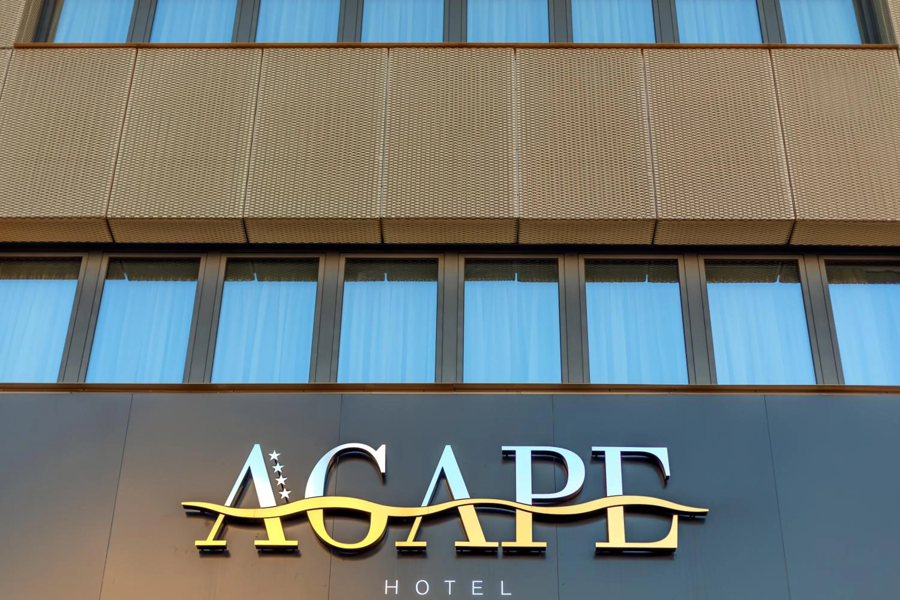 Facade/entrance in HOTEL AGAPE