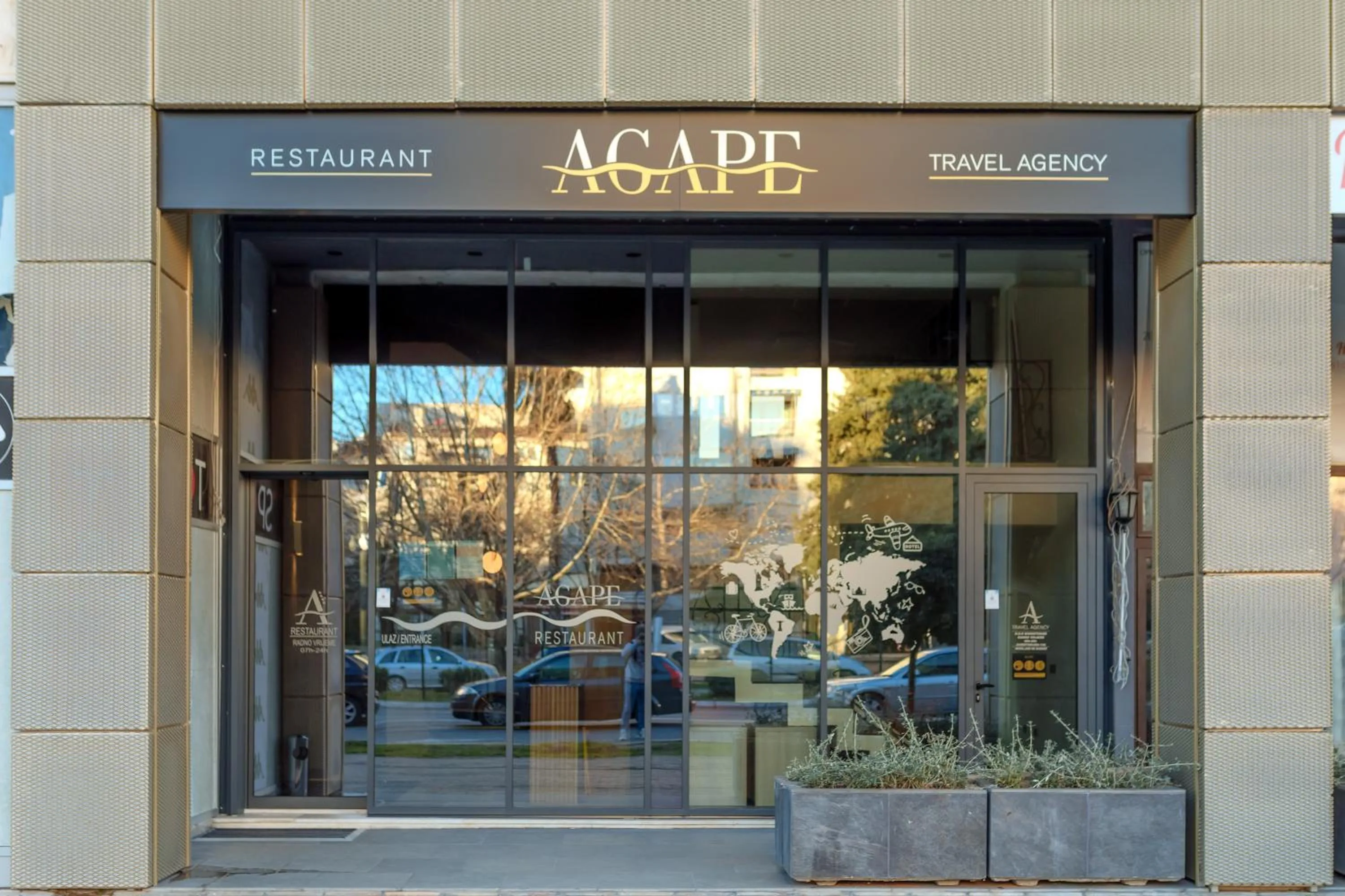 Facade/entrance in HOTEL AGAPE