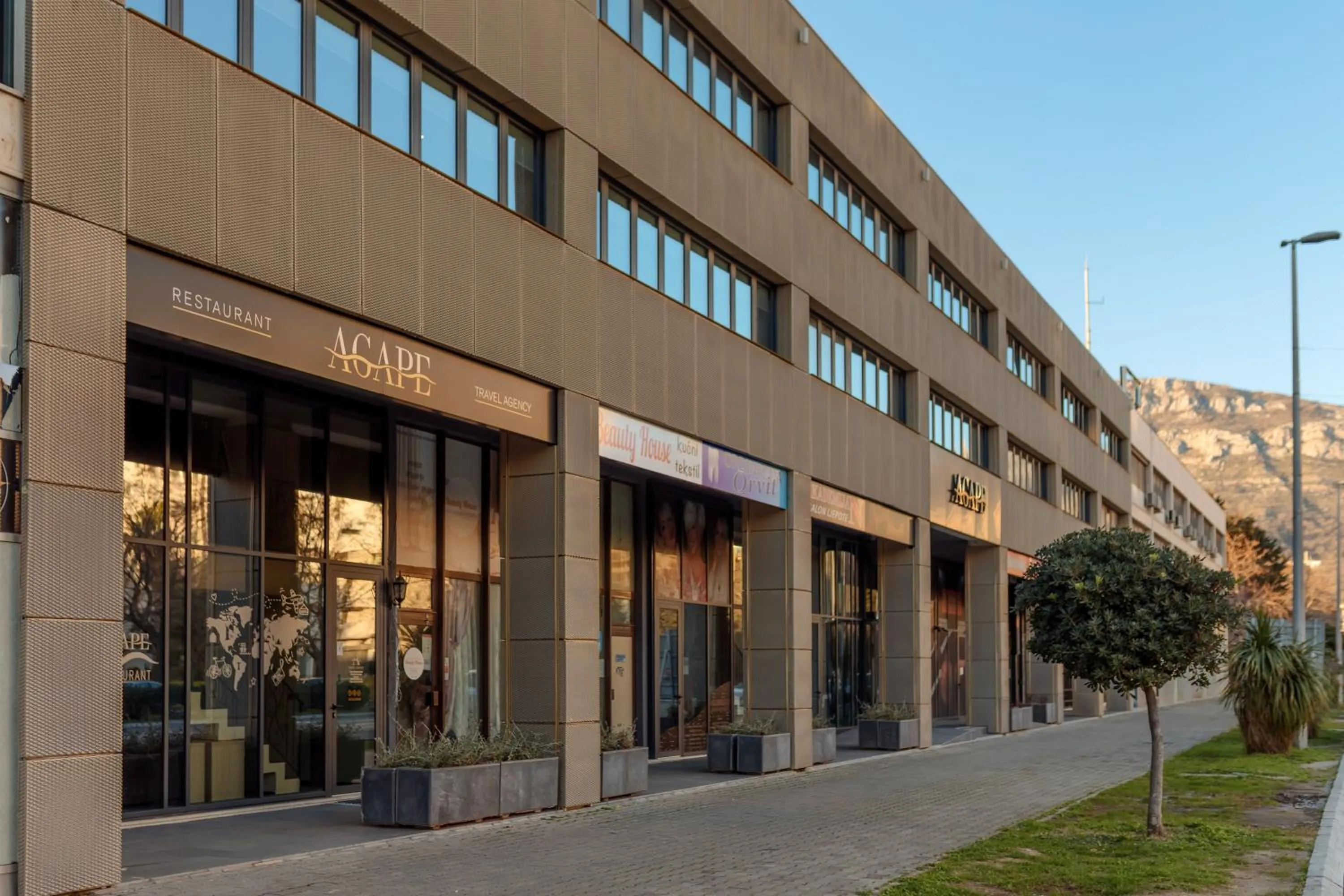 Facade/entrance in HOTEL AGAPE