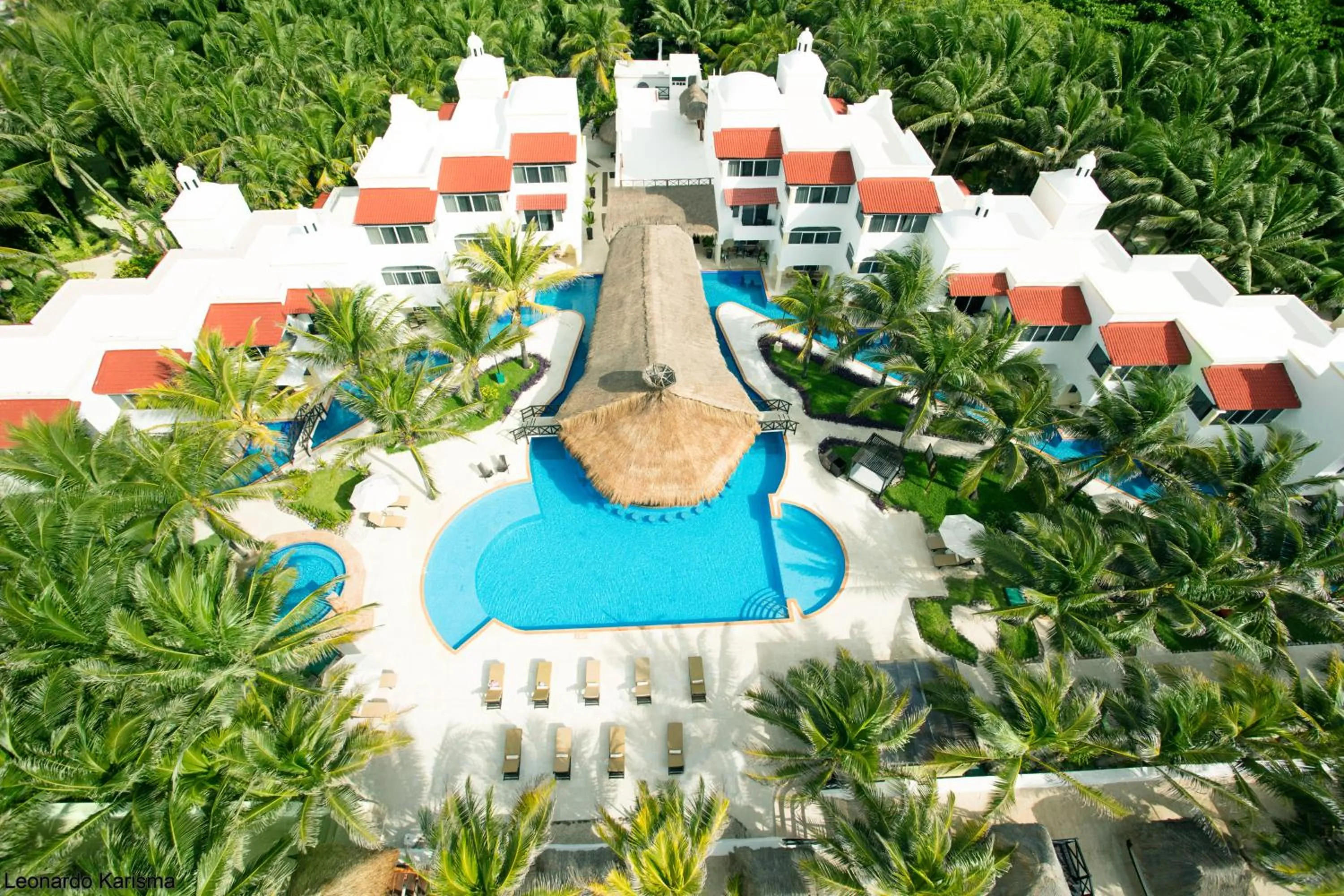 Bird's eye view in Hidden Beach Resort Au Naturel Adults Only, Catamarán, Cenote, All & More Inclusive
