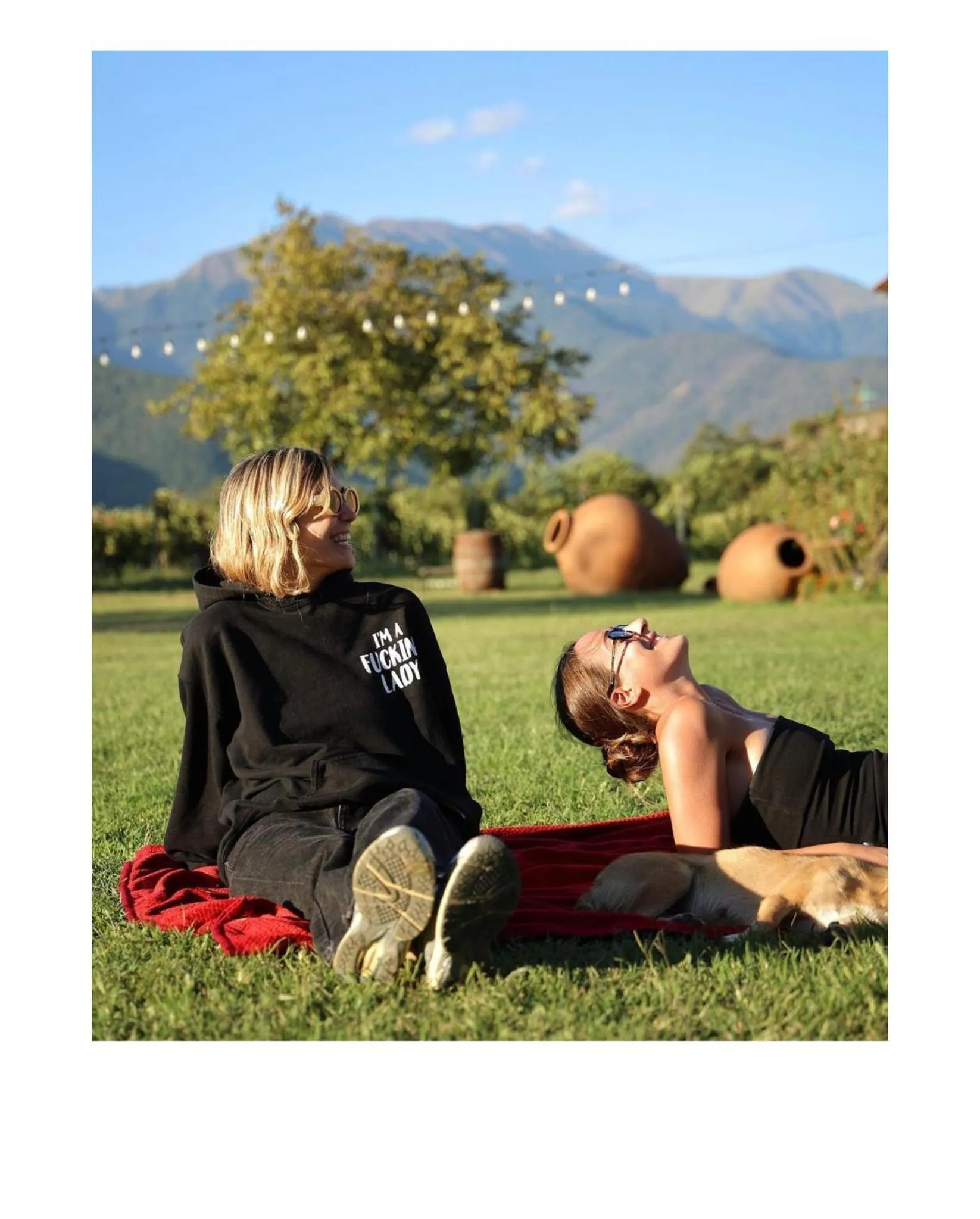 Garden in Chubini Winery & Cabins