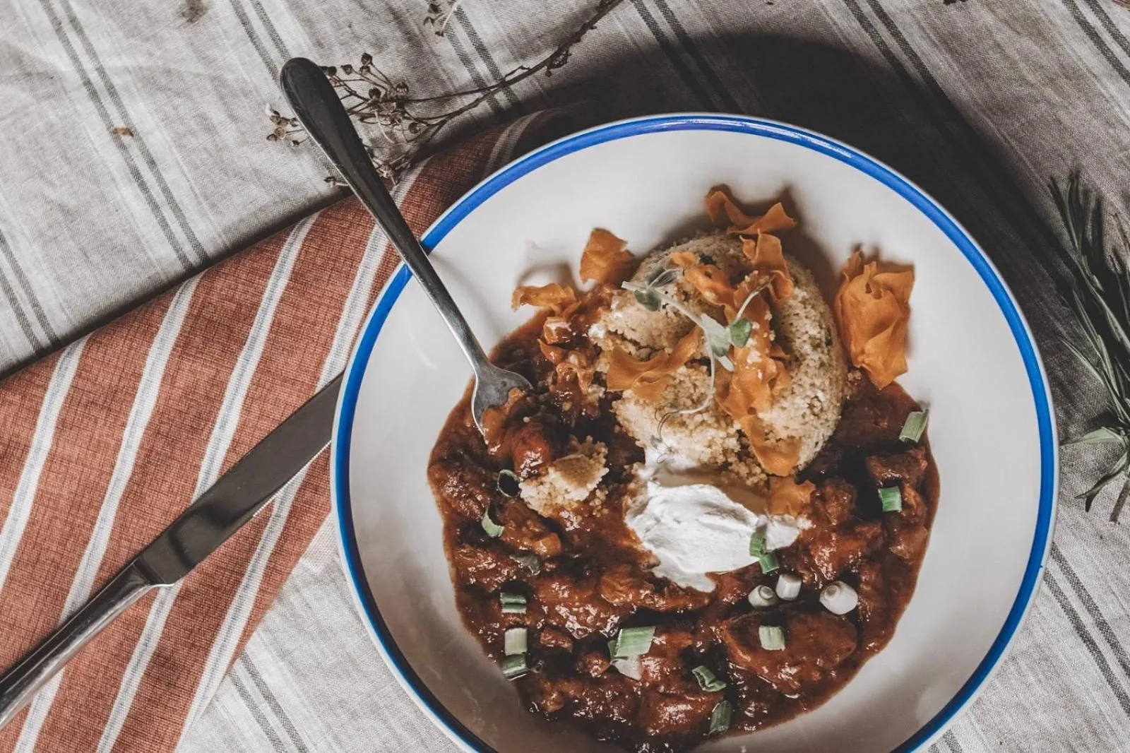 Food close-up in The Hare & Hounds Inn
