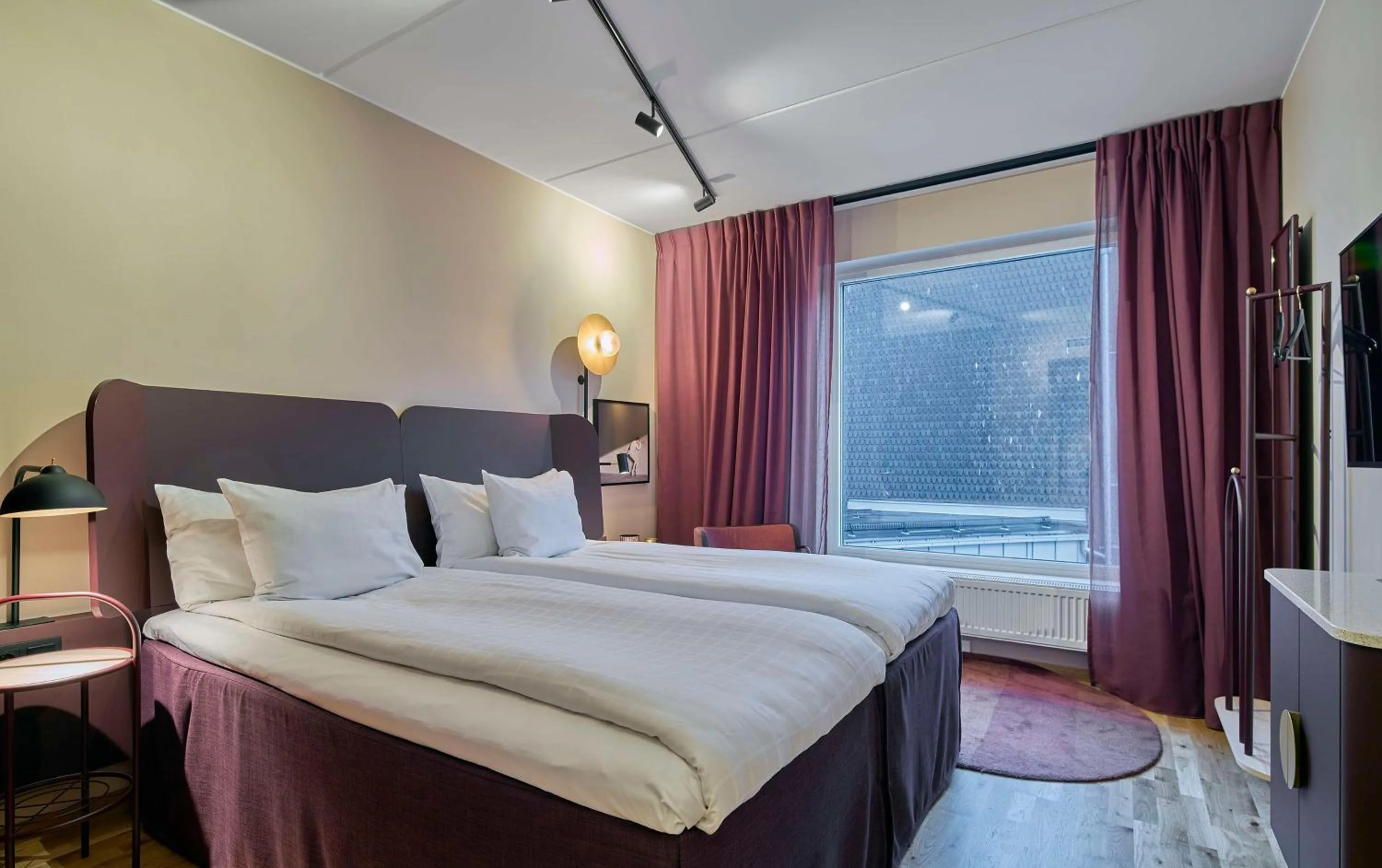 Bedroom, Bed in Scandic Kiruna